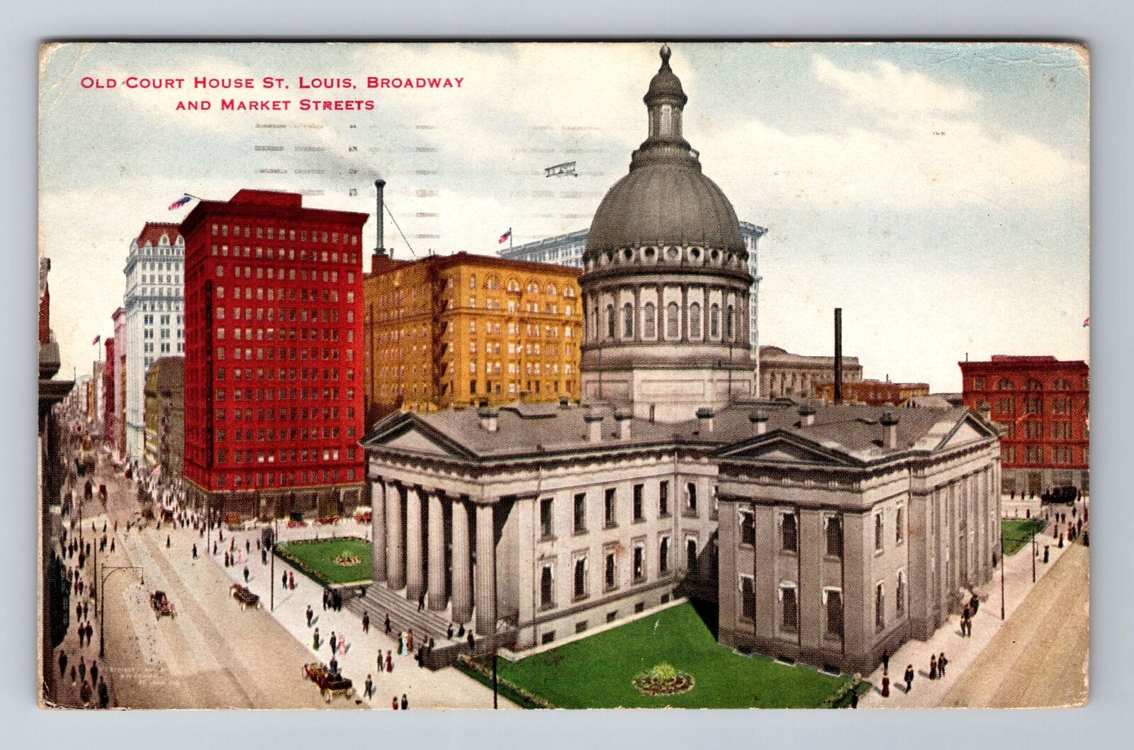 St Louis MO-Missouri, Old Court House, c1917 Antique Vintage Souvenir Postcard