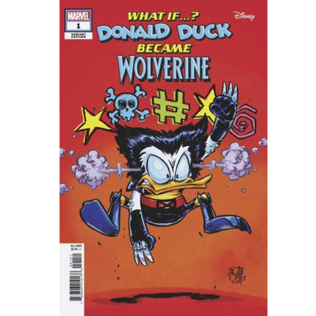WHAT IF DONALD DUCK BECAME WOLVERINE #1 YOUNG *7/31 PRESALE*