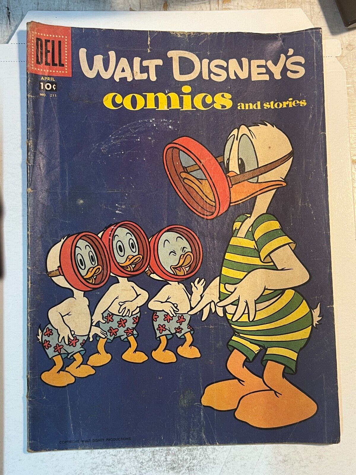 Dell Walt Disney\'s Comics and Stories #211 1958 | Combined Shipping B&B