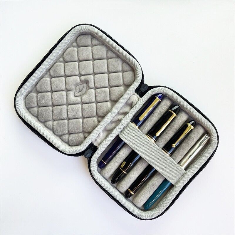 Shockproof Protective Portable Storage 4 Slots Holder Carry Case Box For 4 Pens