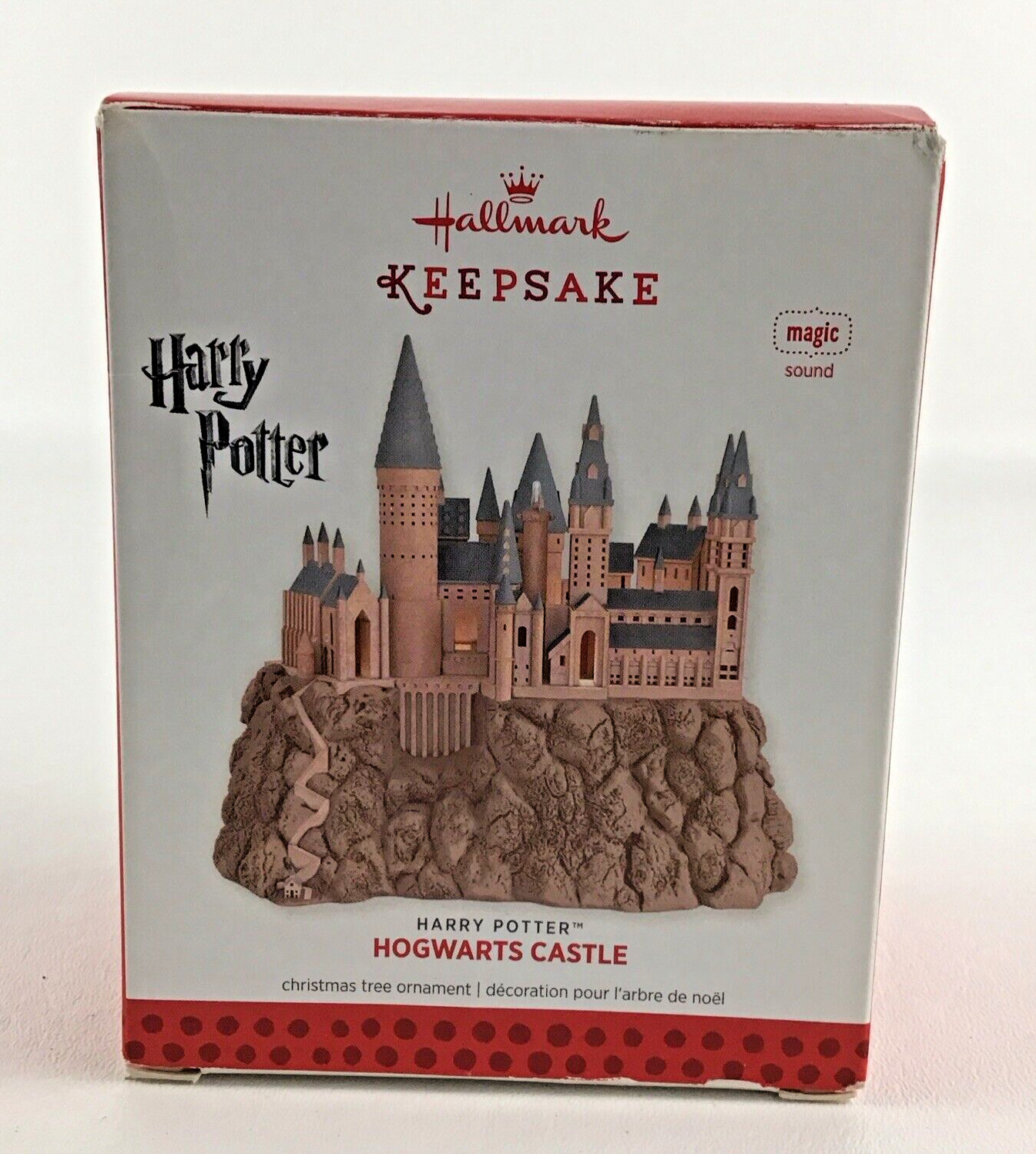 Hallmark Keepsake Ornament Harry Potter Hogwarts Castle Magic Sound 2013 New
