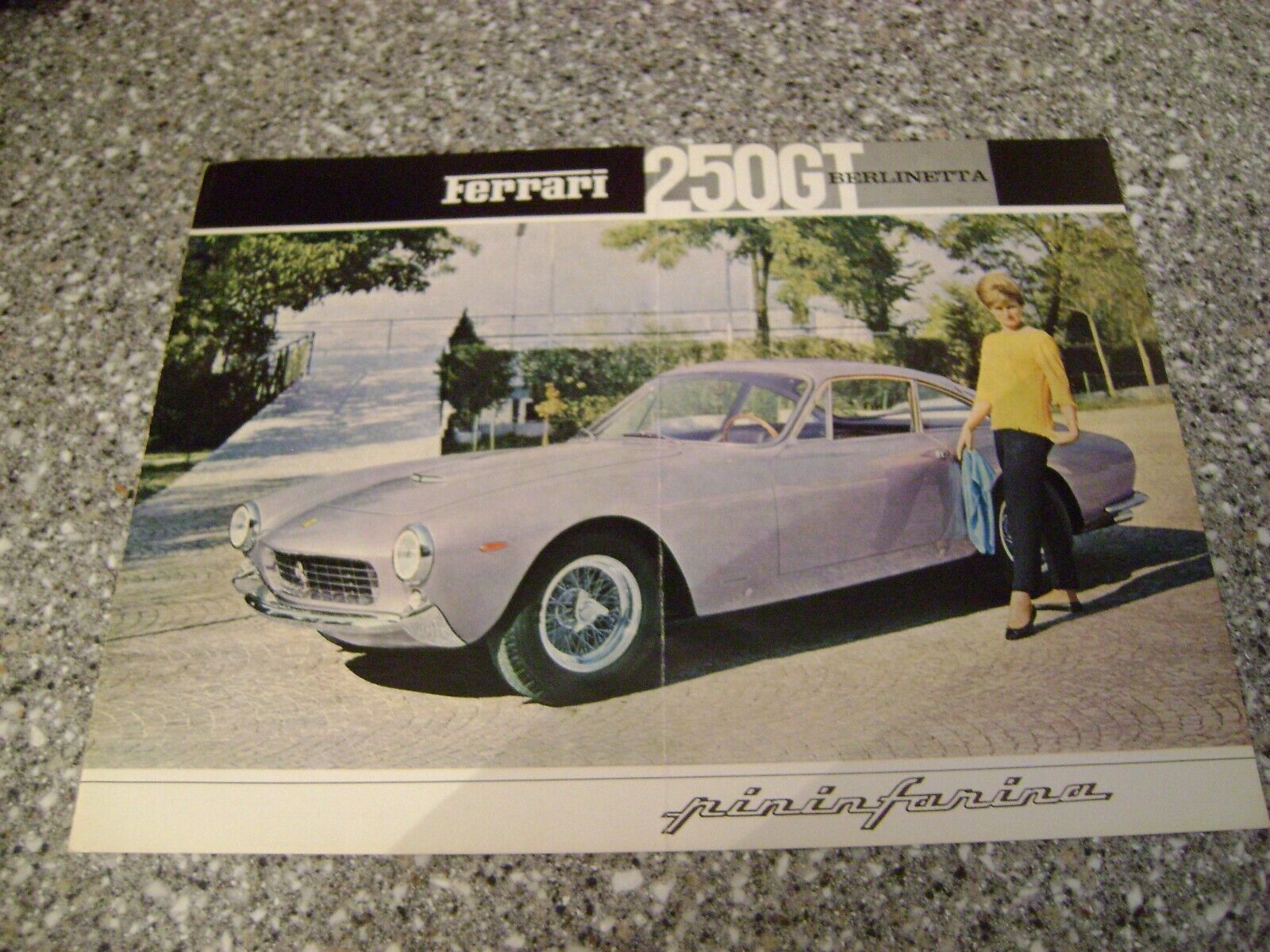 Original Factory 1963 Ferrari 250GT Lusso Berlinetta Sales Brochure
