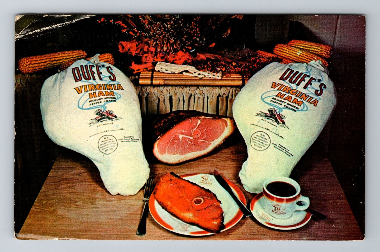 Winchester, VA-Virginia, Duff's Famous Restaurant Advertising, Vintage Postcard
