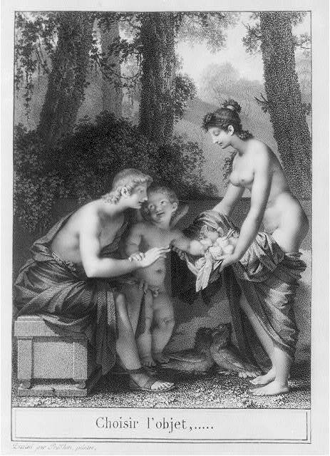Photo:Choisir l'objet,Cupid,Nude Woman,Pierre Prud'hon,1796