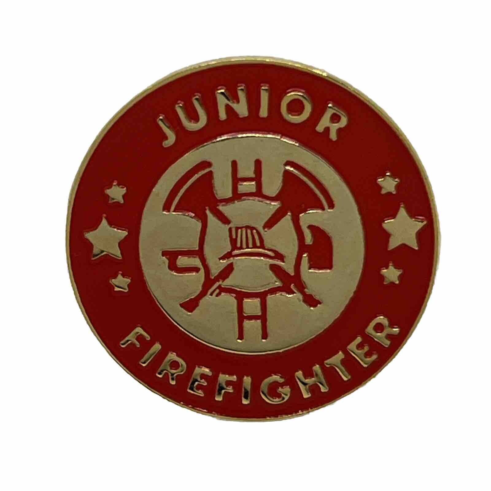 Junior Firefighter Firefighting Fire Department Rescue Enamel Lapel Hat Pin