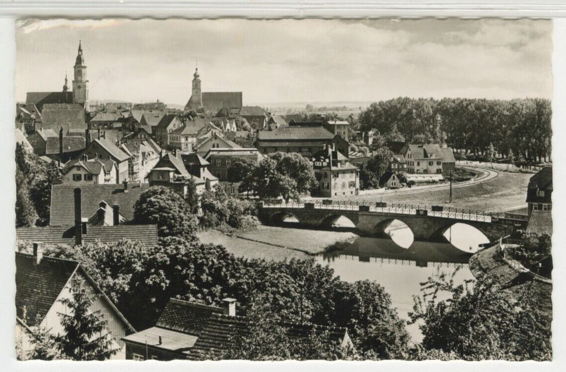 GERMANY Postcard General View Of Crailsheim - Baden-Württemberg c1915 vintage 10
