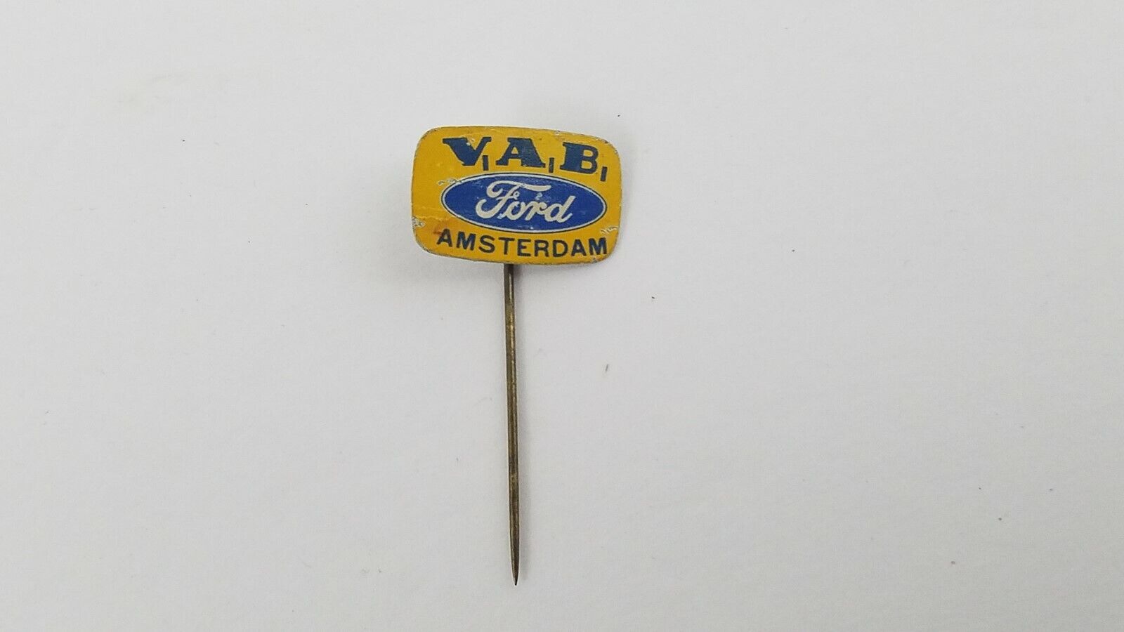 Vintage V.A.B. FORD AMSTERDAM Car Auto Advertising Stick Pin Rare Original   H1 