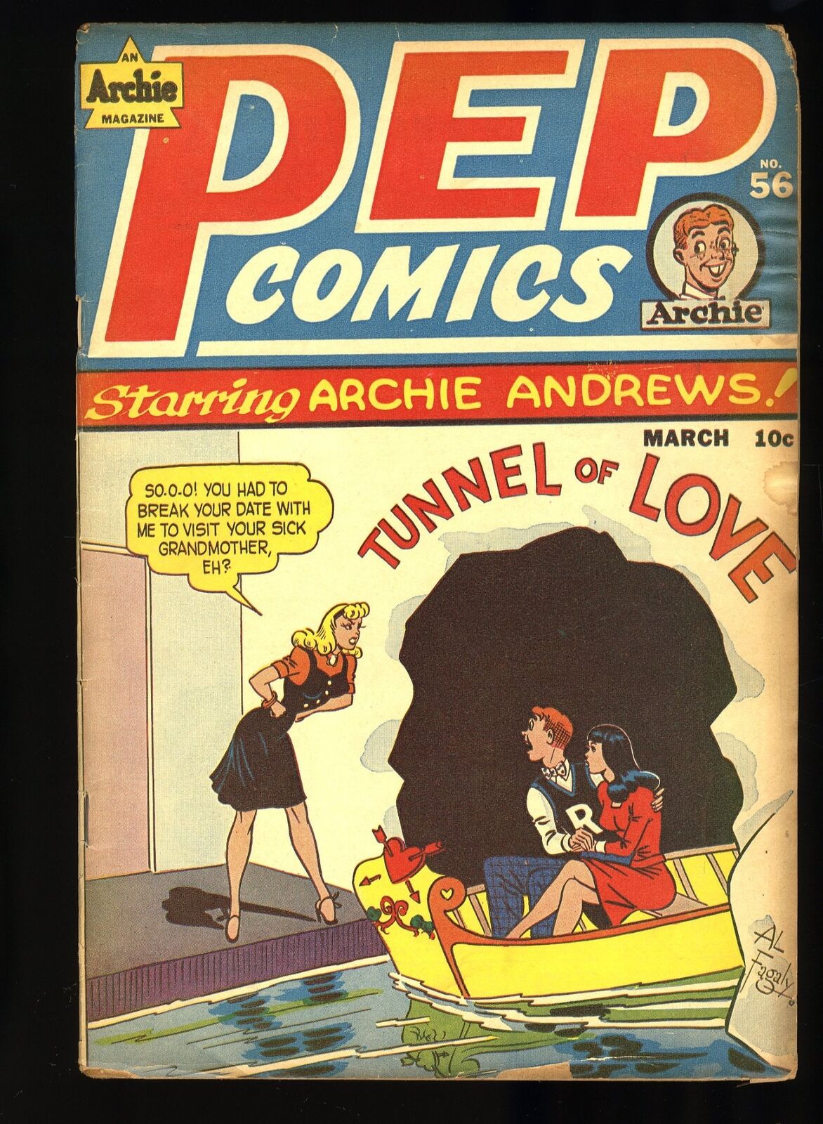 Pep Comics #56 GD/VG 3.0 Archie Betty Veronica Appearances Archie 1946