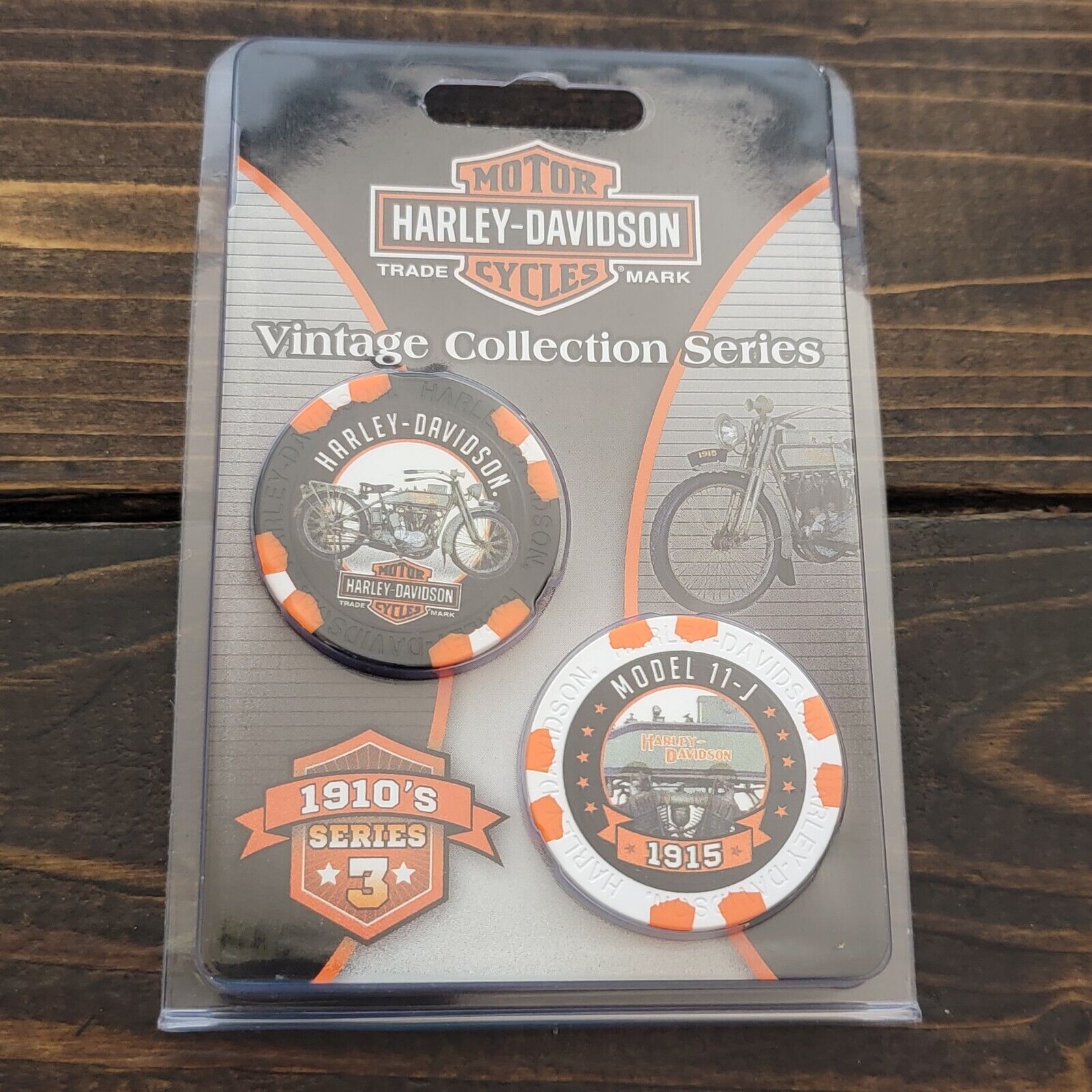 Harley-Davidson Vintage Collection Series 3 Poker Chip 1915 Model 11-J