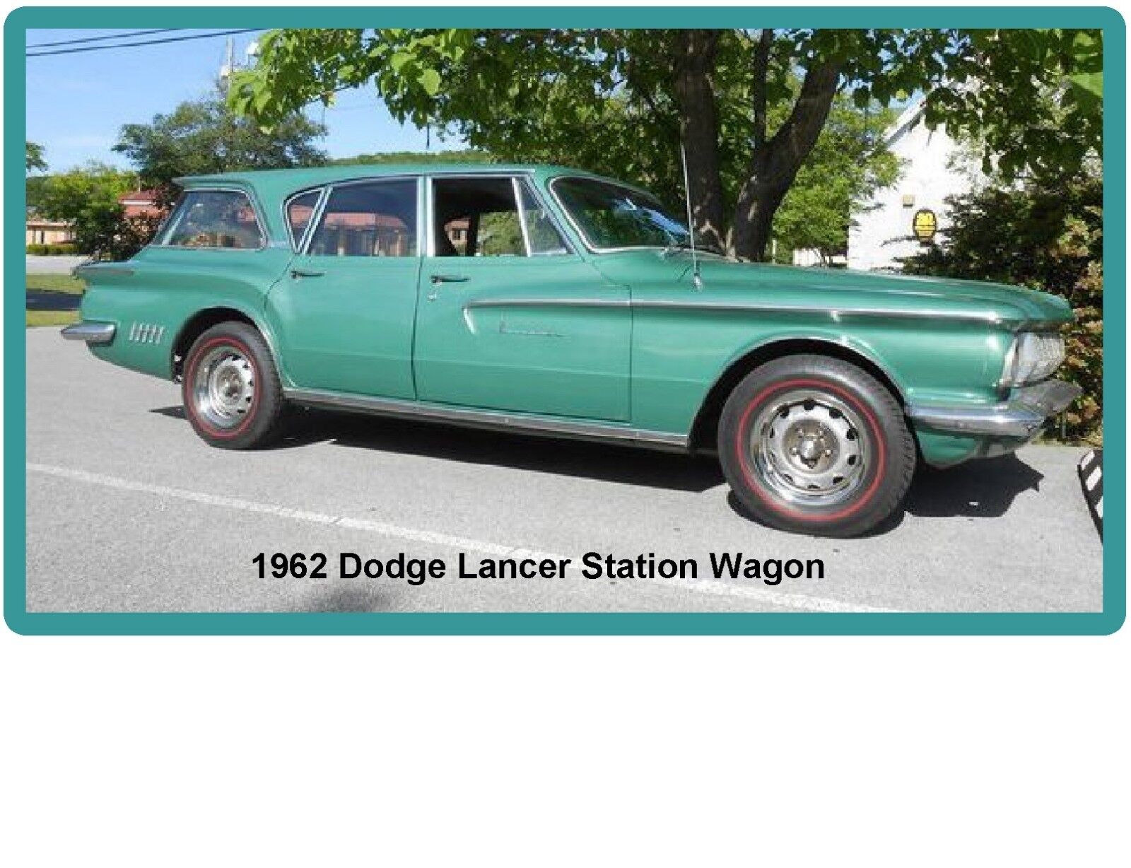 1962 Dodge Lancer Station Wagon Refrigerator Fridge / Tool Box Magnet 