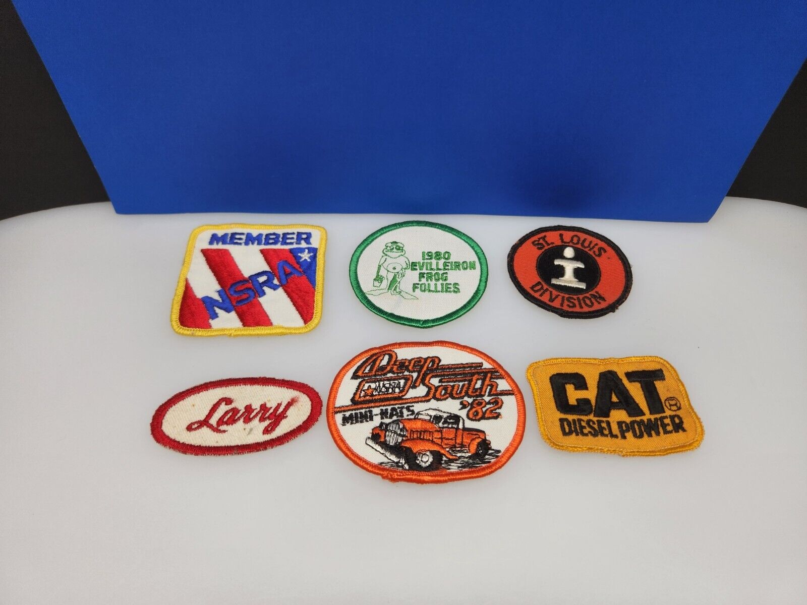 Vintage Patches Lot 60\'s 70\'s Racing CAT More