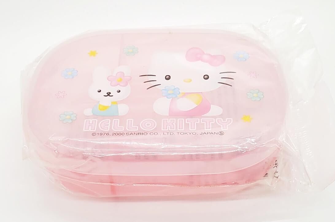 Vintage 2000 Pink Hello Kitty Mini Trinket Bento Box Sanrio Sale In Japan Only