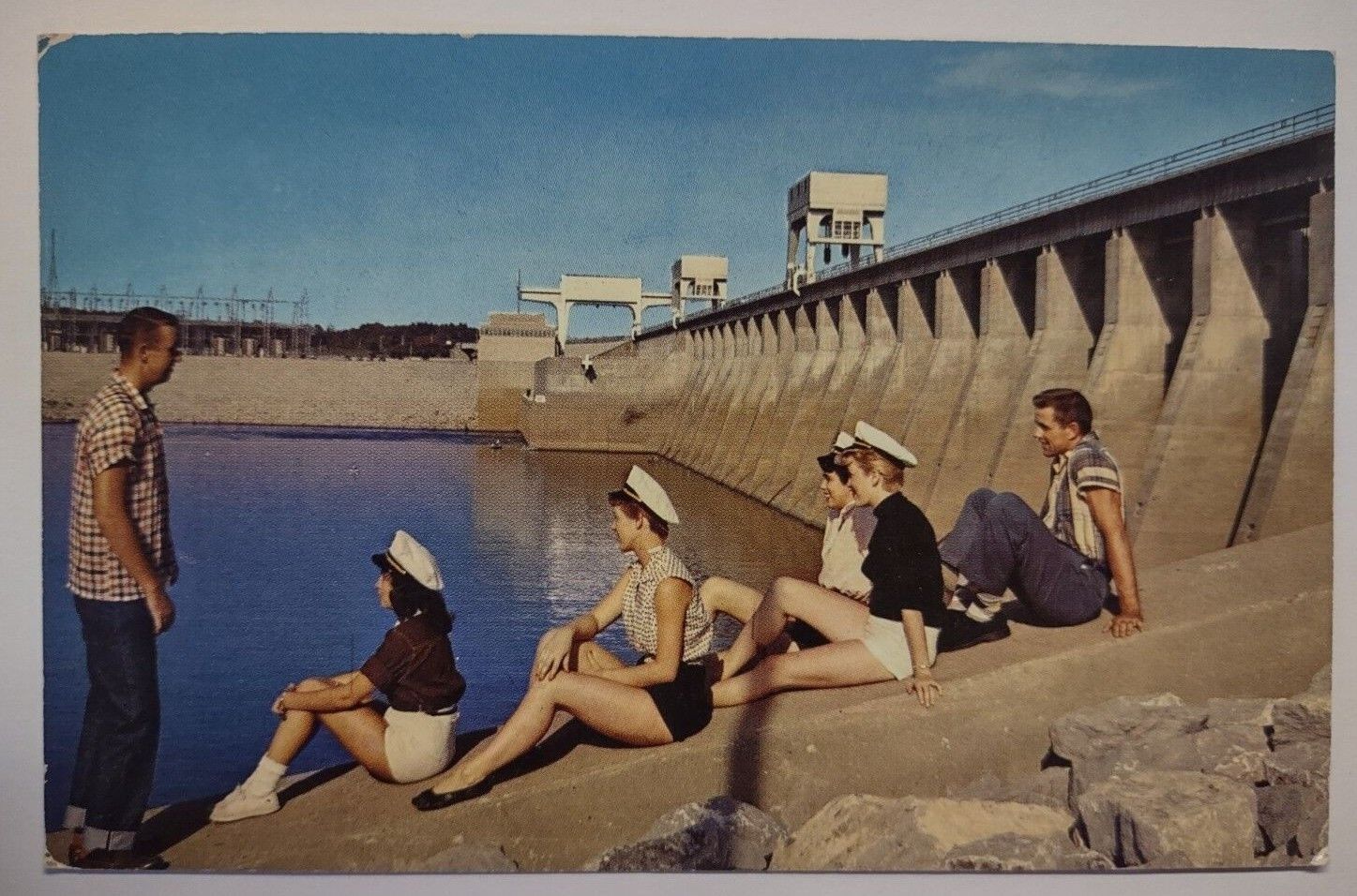 Vintage Kentucky Dam Chrome Publicity Photo Postcard Unposted
