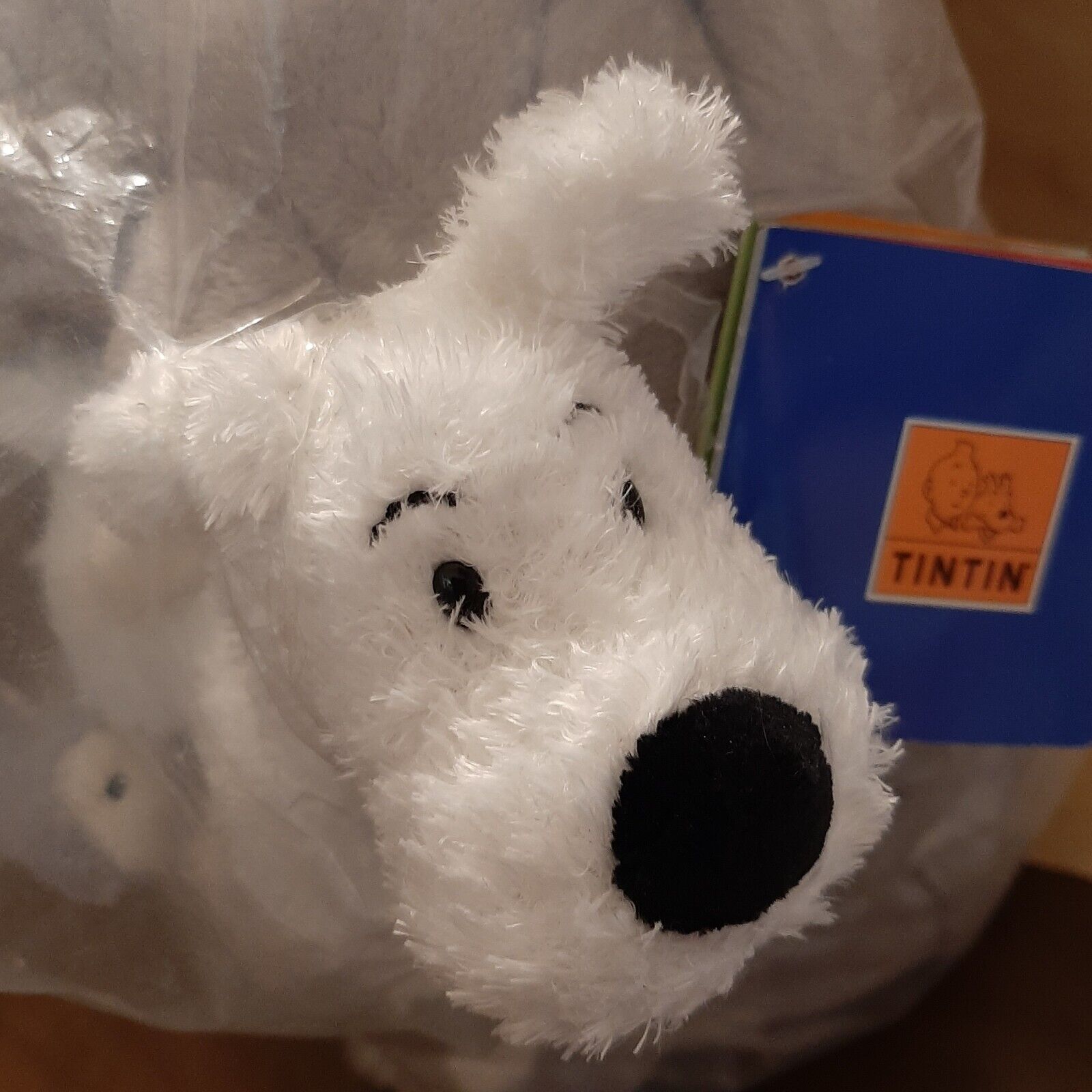 TINTIN SNOWY/MILOU Plush with ELEPHANT, Herge/Moulinsart, NEW IN PACKAGE