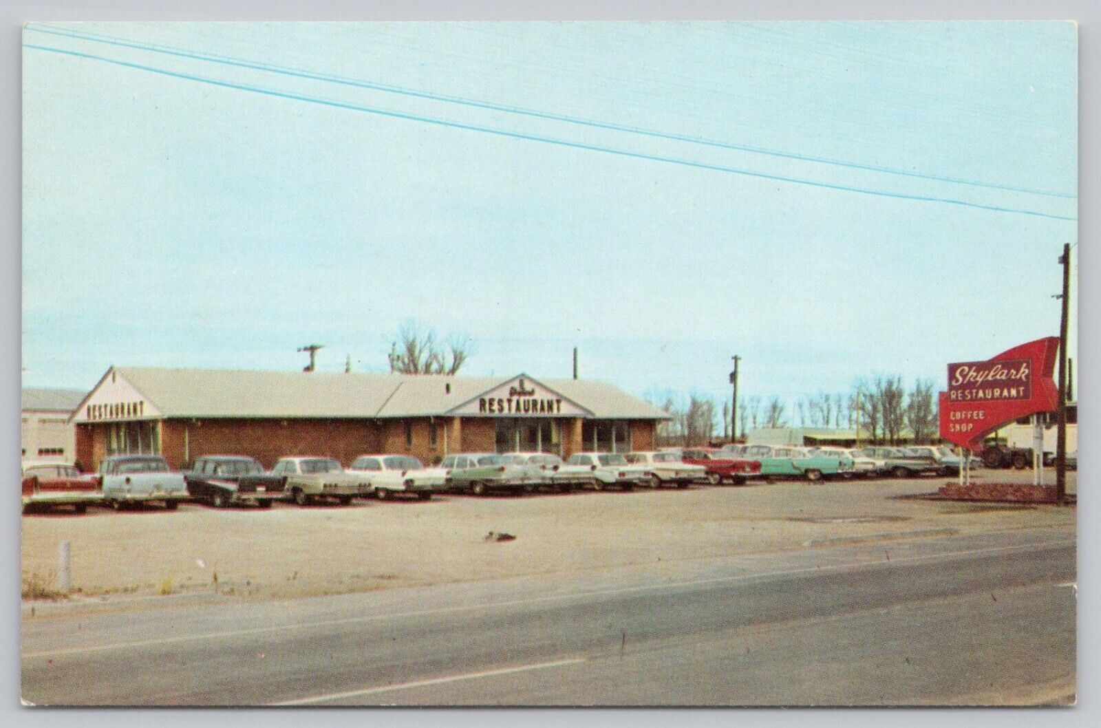 Postcard The Skylark Restaurant 1 Mile SW of Sterling Colorado