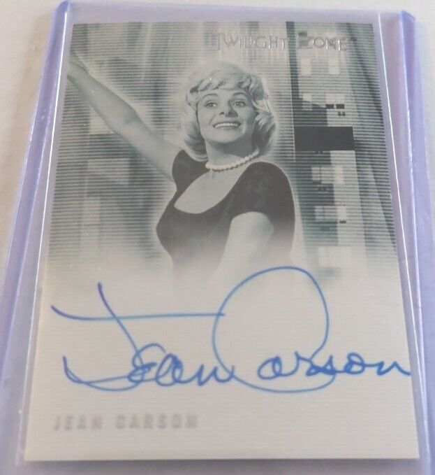 2000 Twilight Zone Series 2 The Next Dimension Jean Carson A27 autograph card