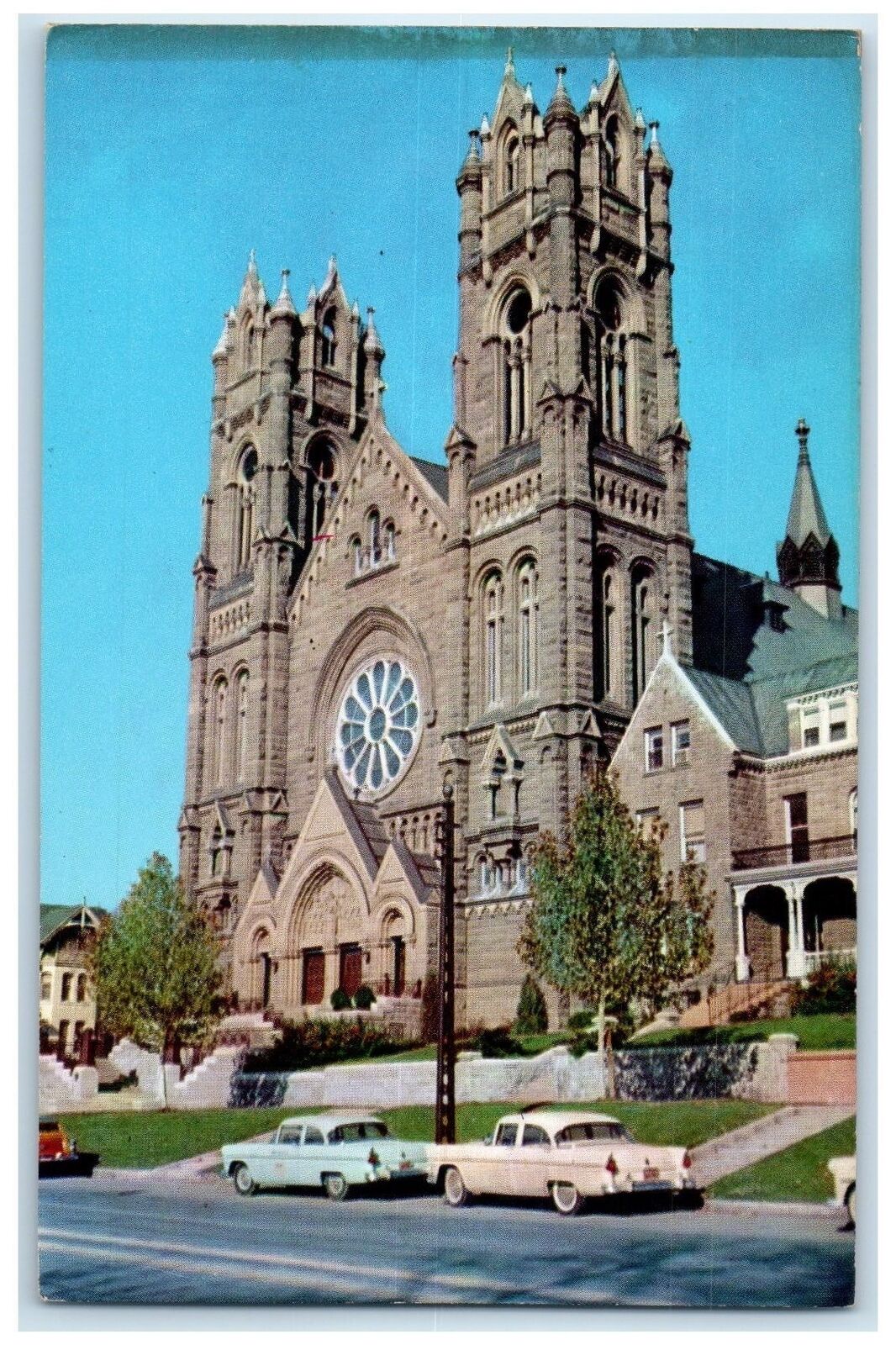c1950\'s The Cathedral Of The Madeleine Building Salt Lake City Utah UT Postcard