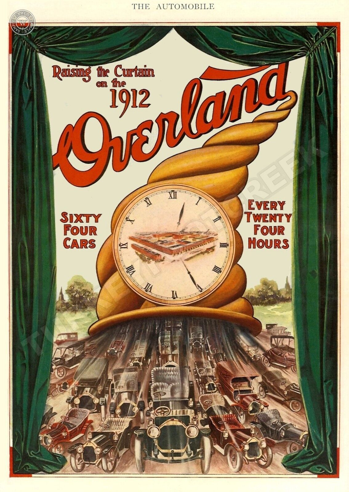 1912 Overland Automobile 9\