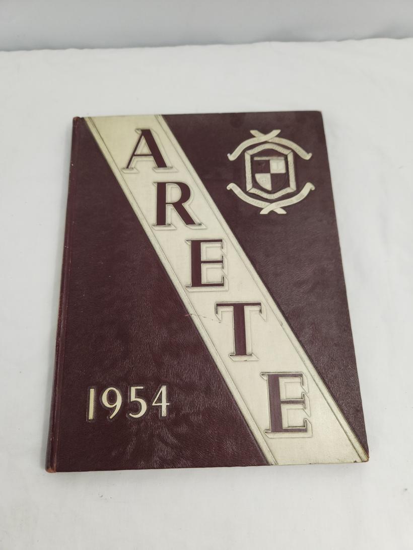 Aquinas Institute Yearbook (Arete) - Signed, Vintage, 1954, USA