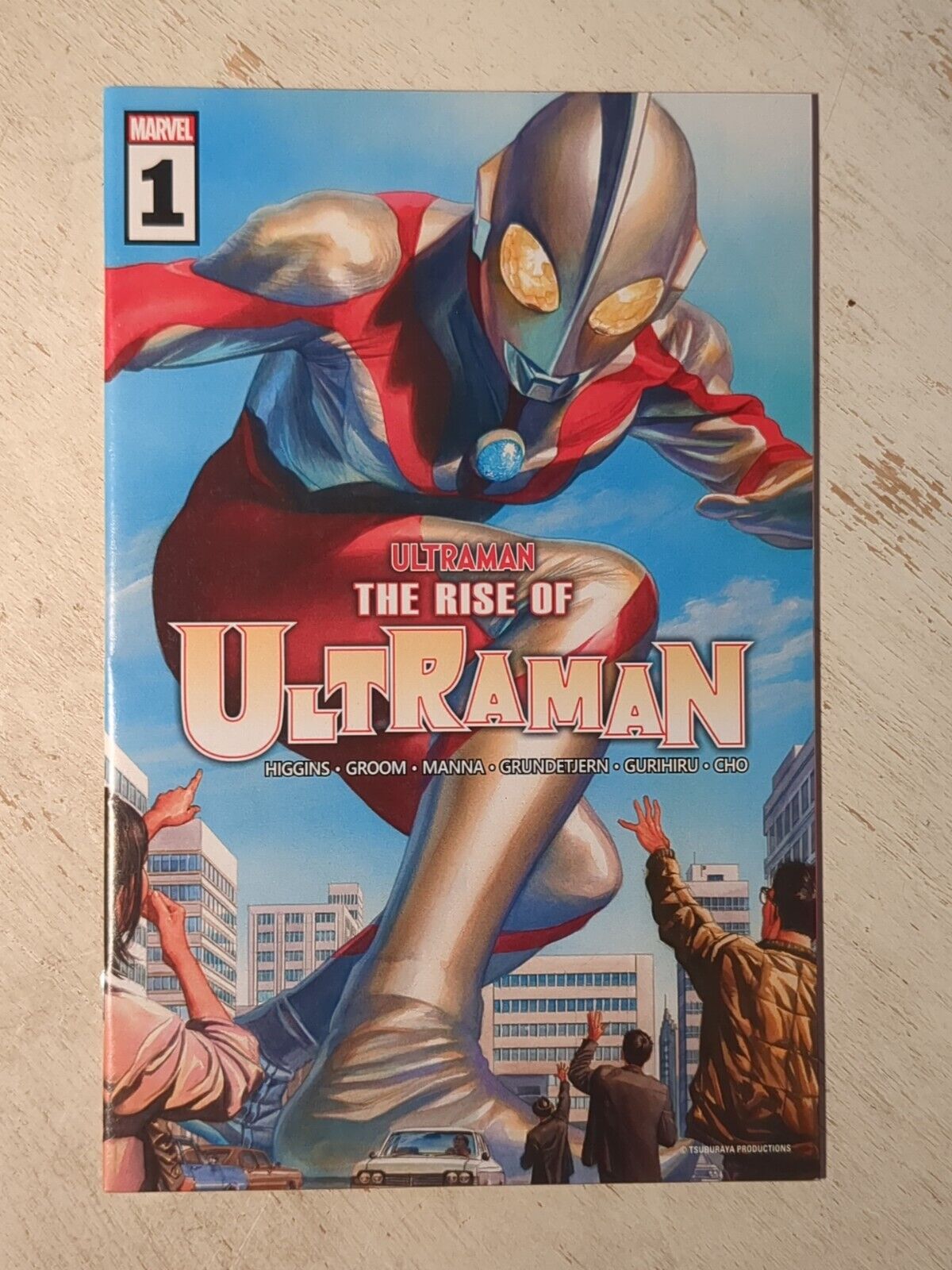 The Rise of Ultraman #1 RAW Alex Ross Cover Marvel 2020 SHIPS FREE