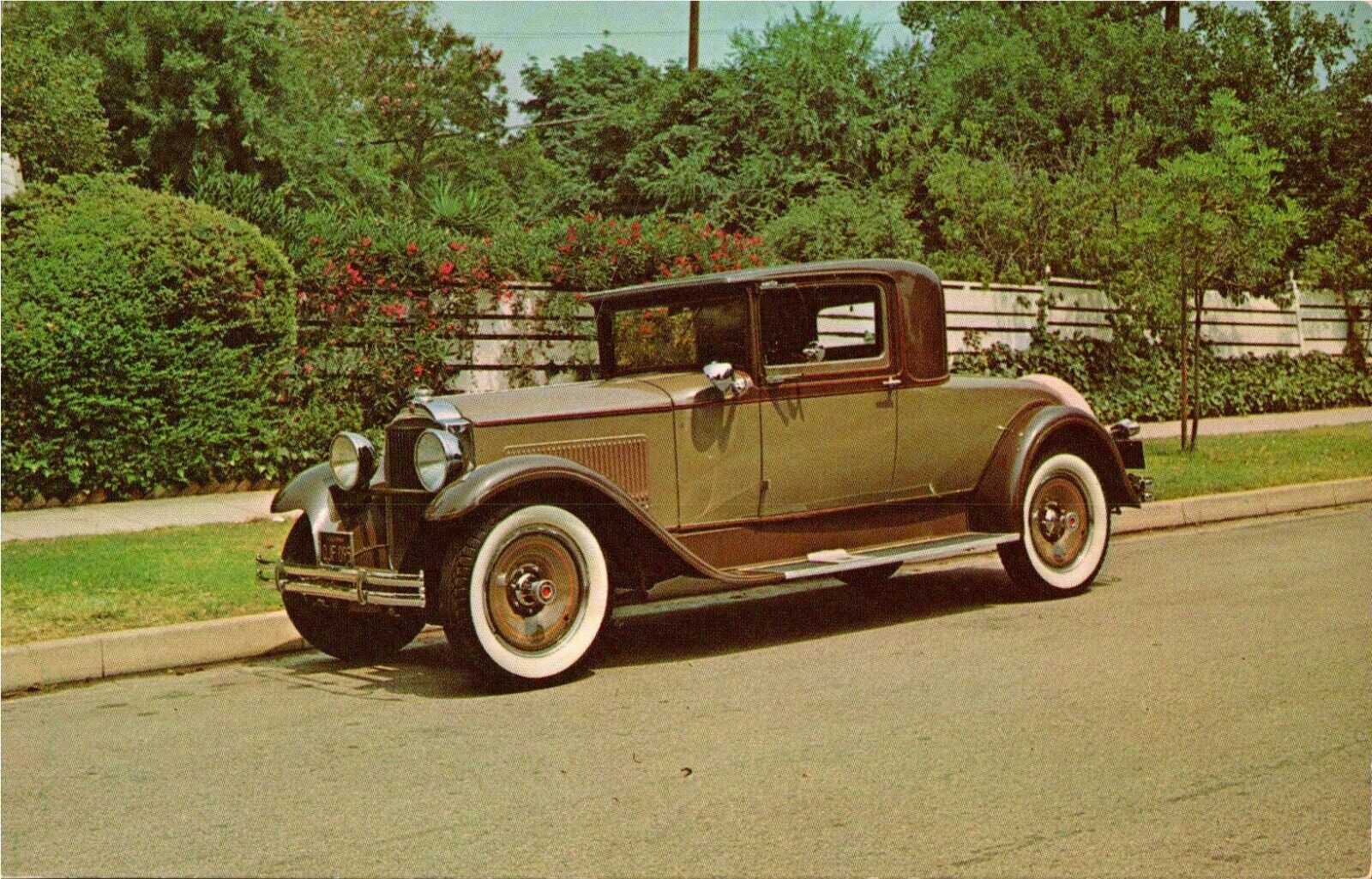 Postcard Chrome 1931 Packard Coupe Covina CA Street View PC199