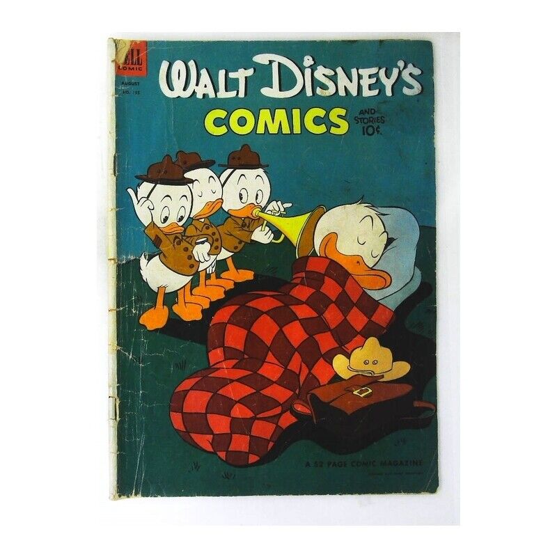 Walt Disney's Comics and Stories #155 in Very Good condition. Dell comics [s: