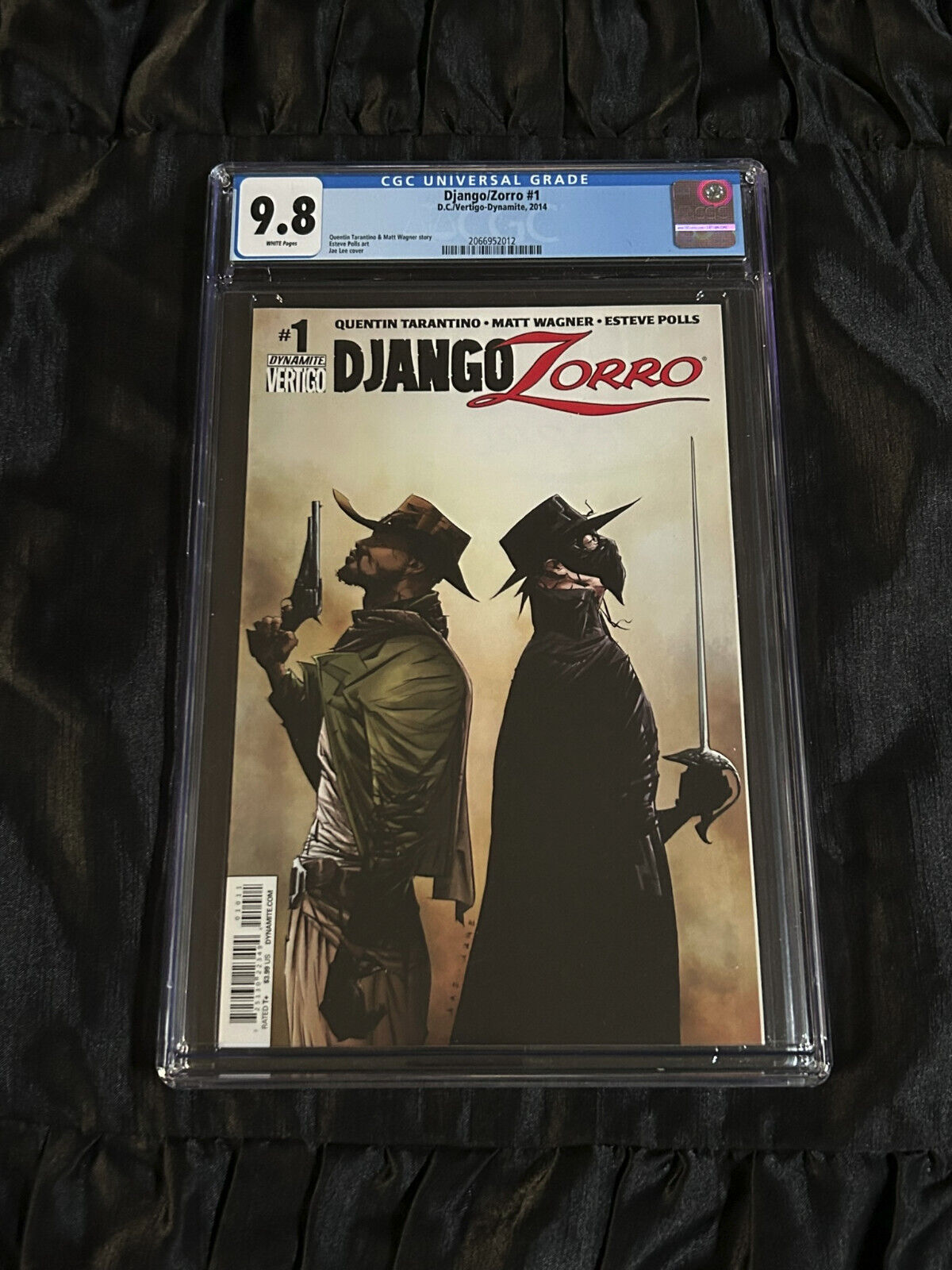 Dynamite Entertainment 2014 Django/Zorro #1 CGC 9.8 NM/MT with White Pages