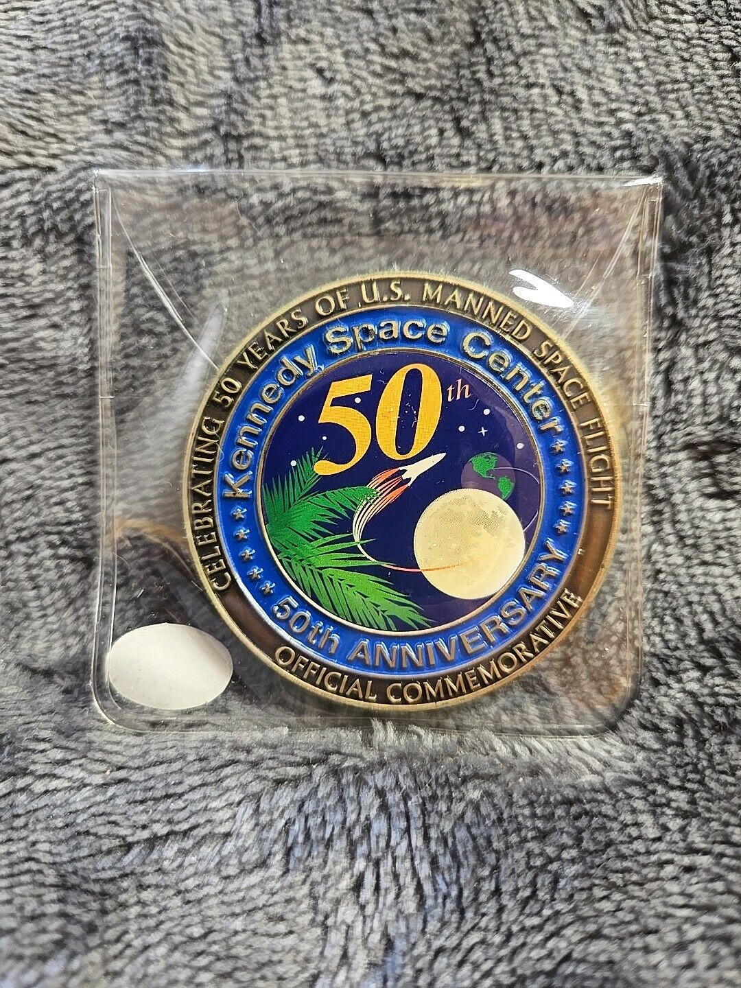 Kennedy Space Center 50th Anniversary Challenge Coin