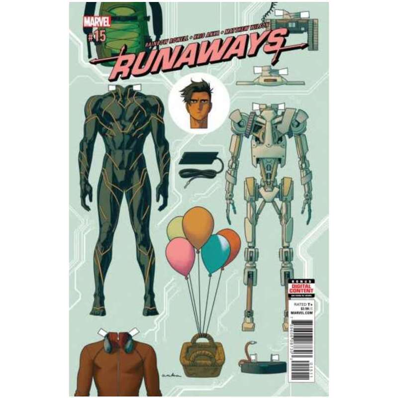 Runaways (2017 series) #15 in Near Mint condition. Marvel comics [h&