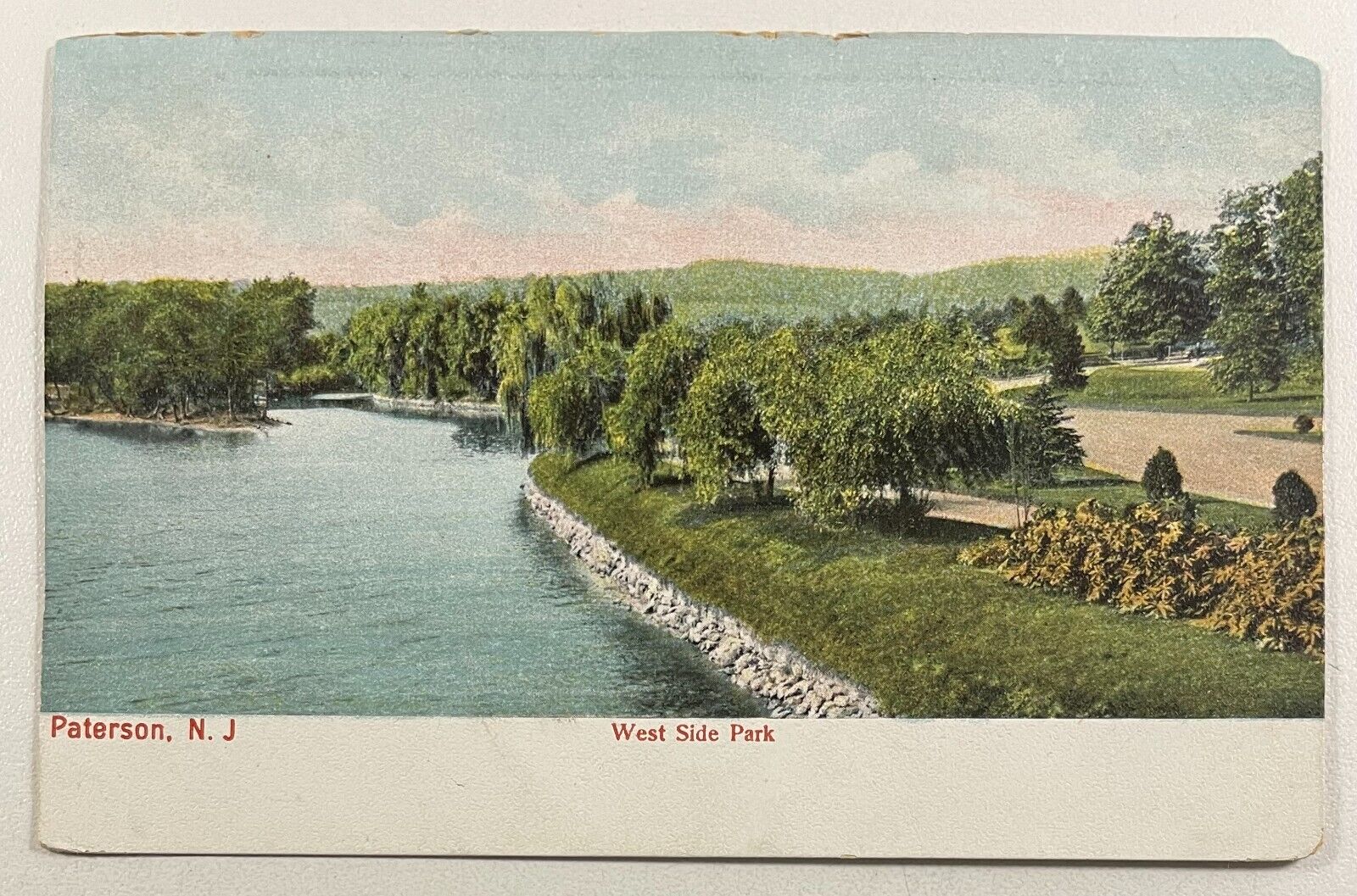 Paterson, NJ/West Side Park/Vintage Postcard