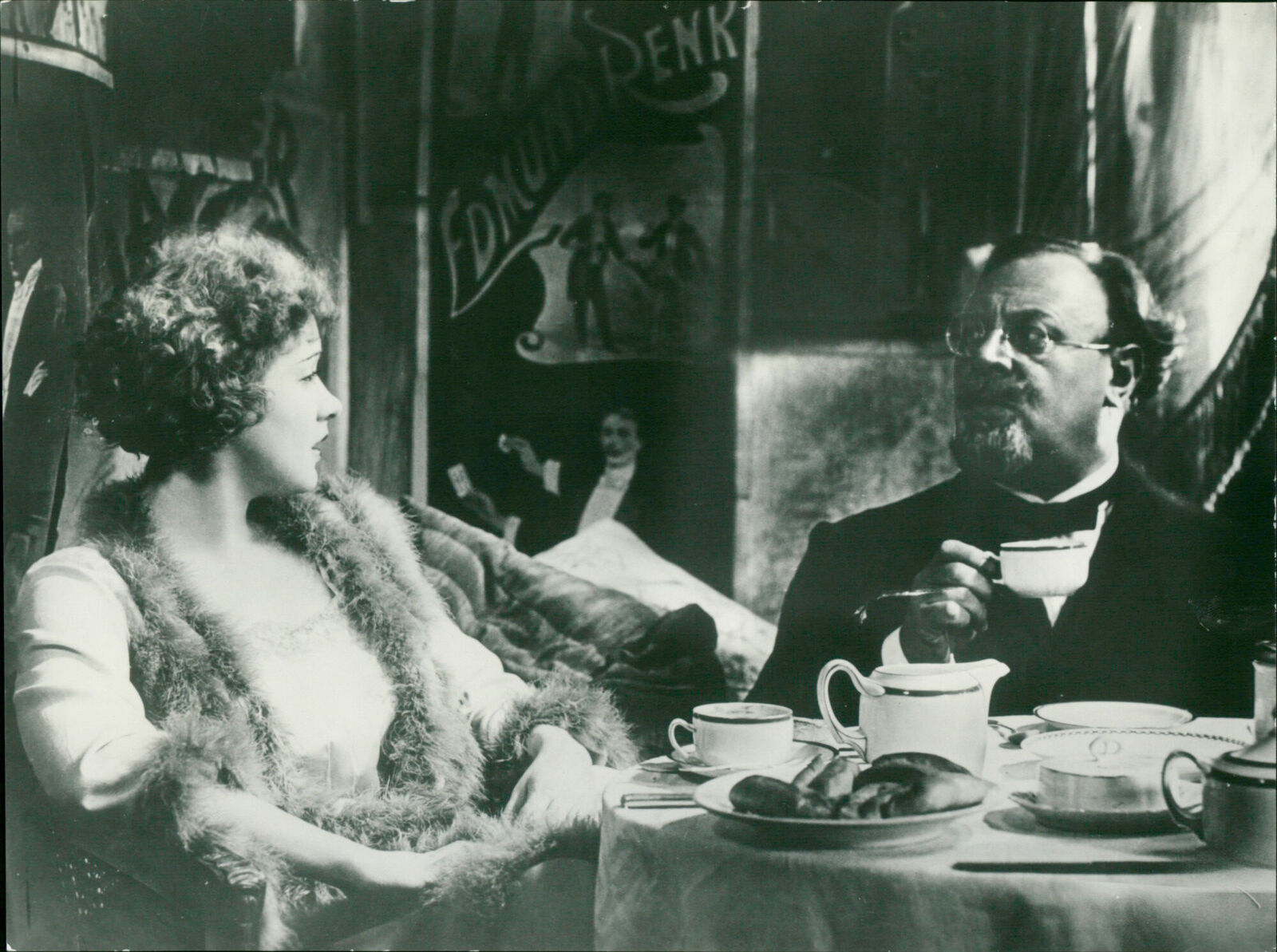 Marlene Dietrich and Emil Jannings - Der Blaue... - Vintage Photograph 4481854