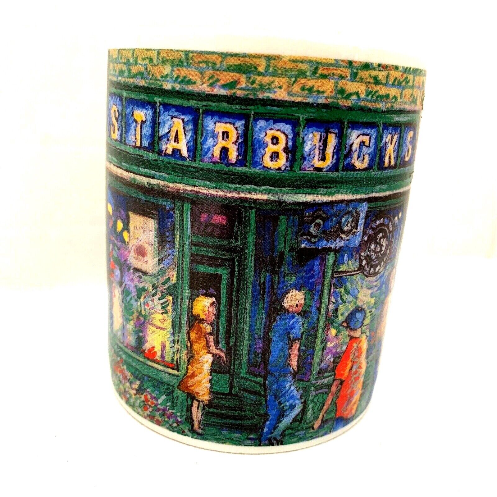 Starbucks Pike Street Market Store Seattle Artist Rendition Coffee Tea Mug Cup 