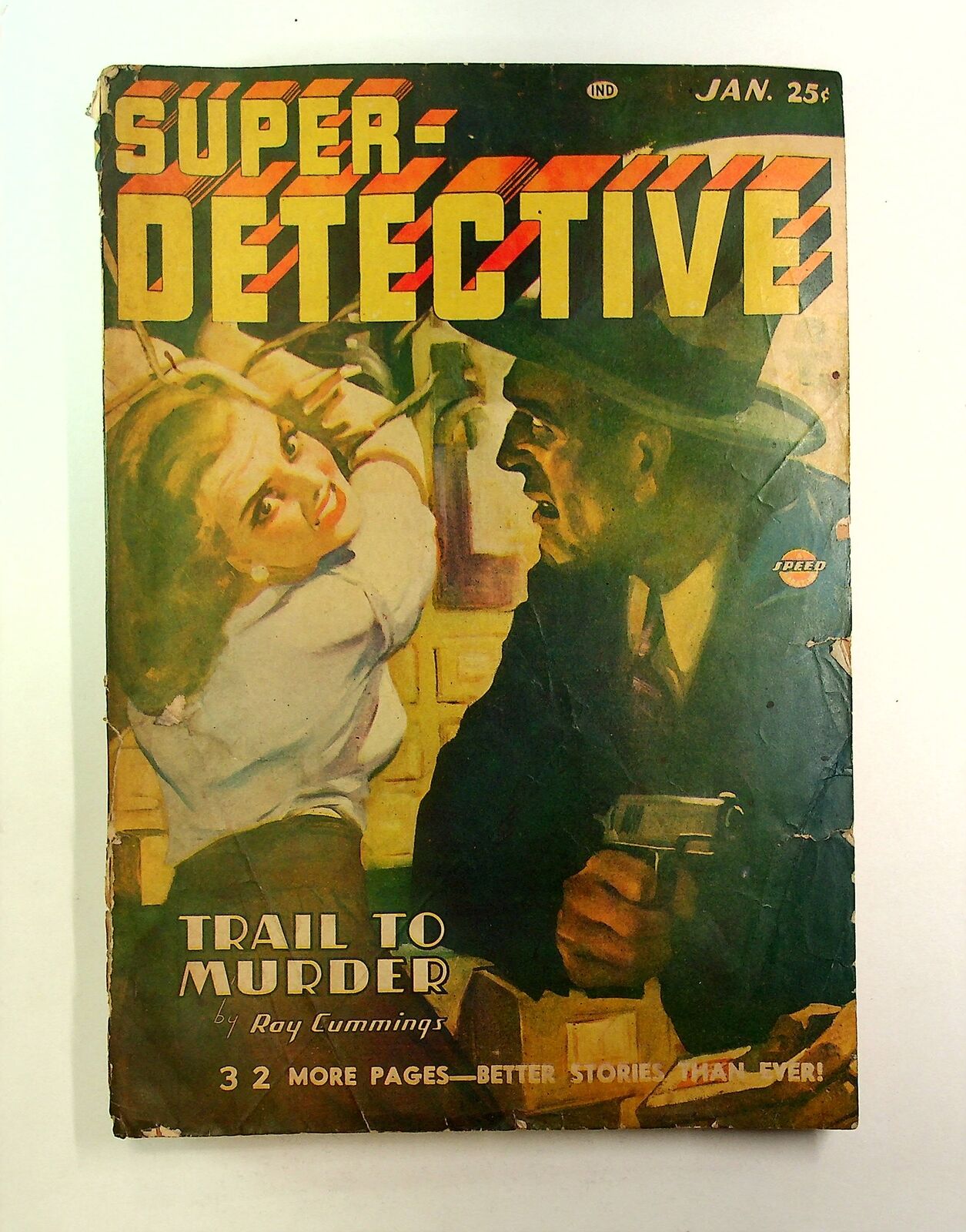 Super-Detective Pulp Jan 1947 Vol. 9 #2 GD- 1.8 TRIMMED