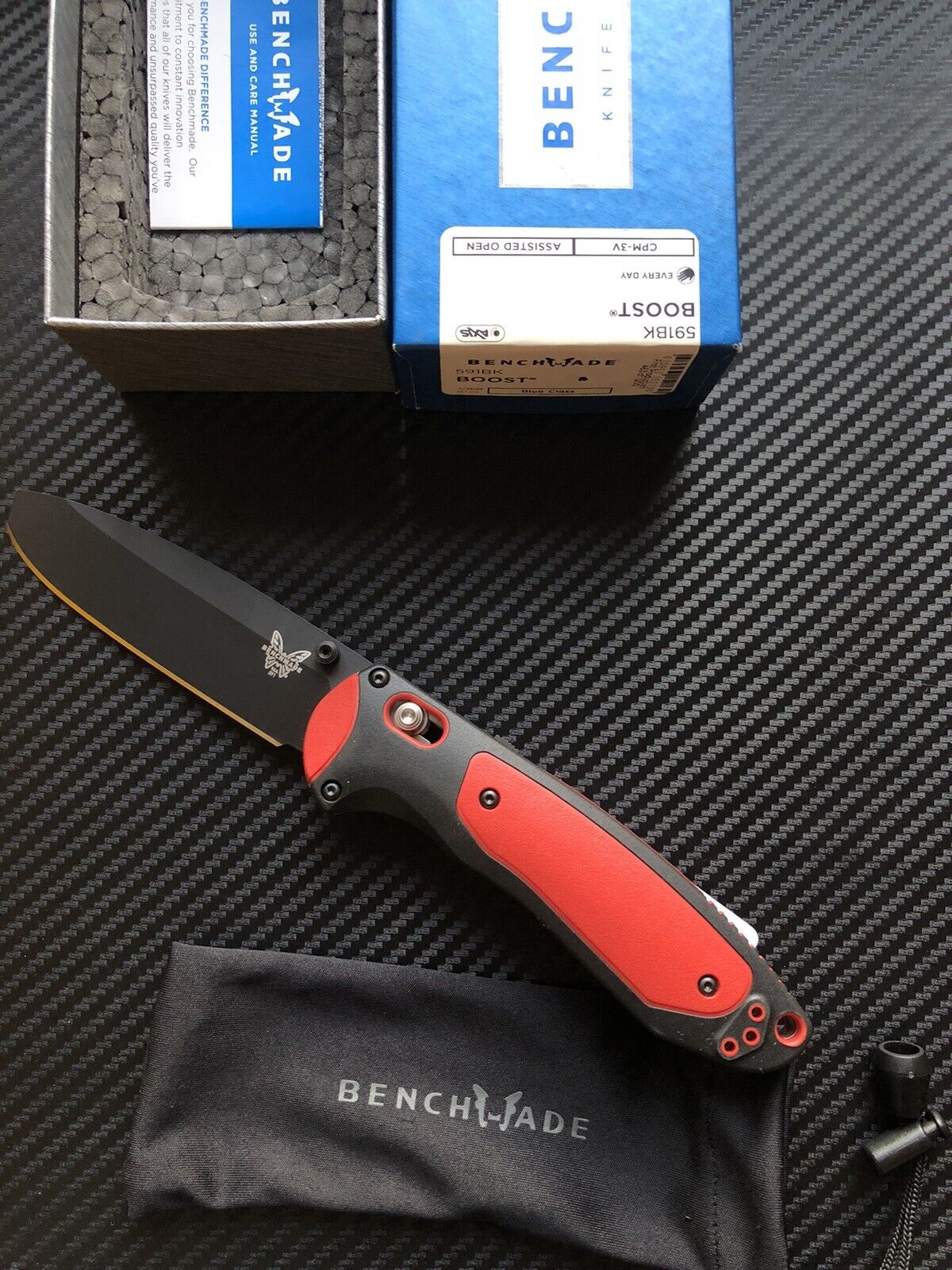 Benchmade 591BK Blunt Tip Boost NEW Discontinued Folding Knife
