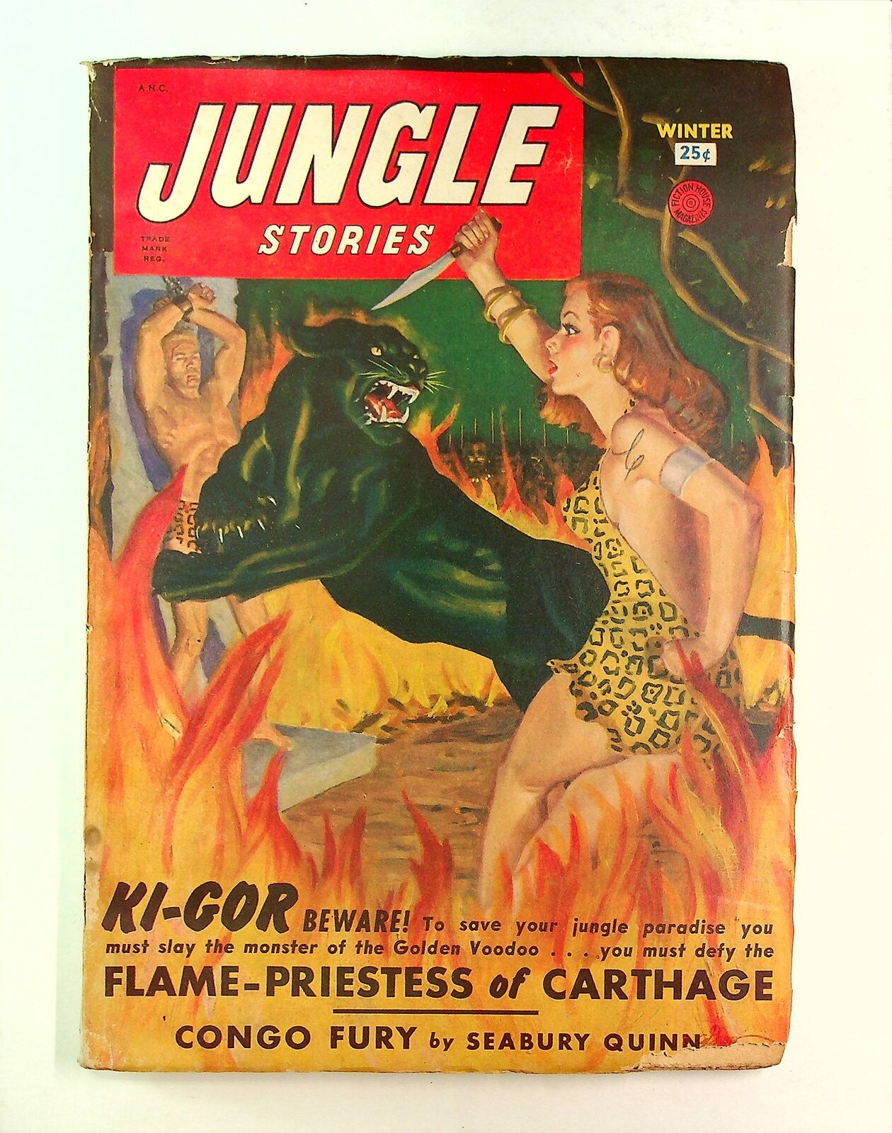 Jungle Stories Pulp 2nd Series Dec 1950 Vol. 5 #1 VG+ 4.5