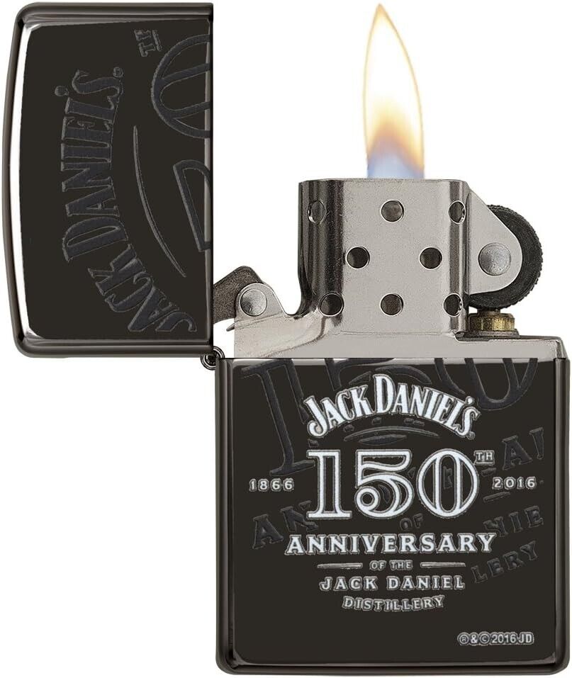 Zippo 29188 Jack Daniel's 150th Anniversary Black Ice