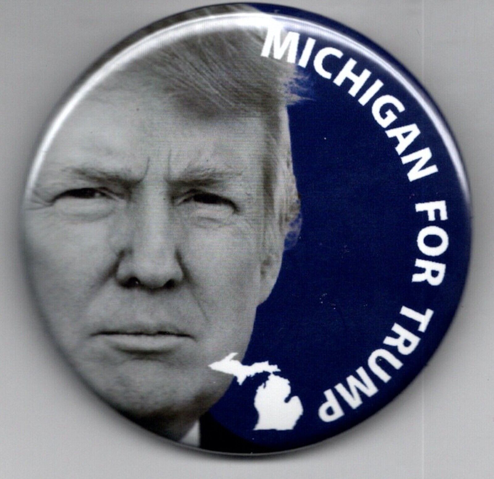 Michigan for Donald Trump 2024 campaign button pinback