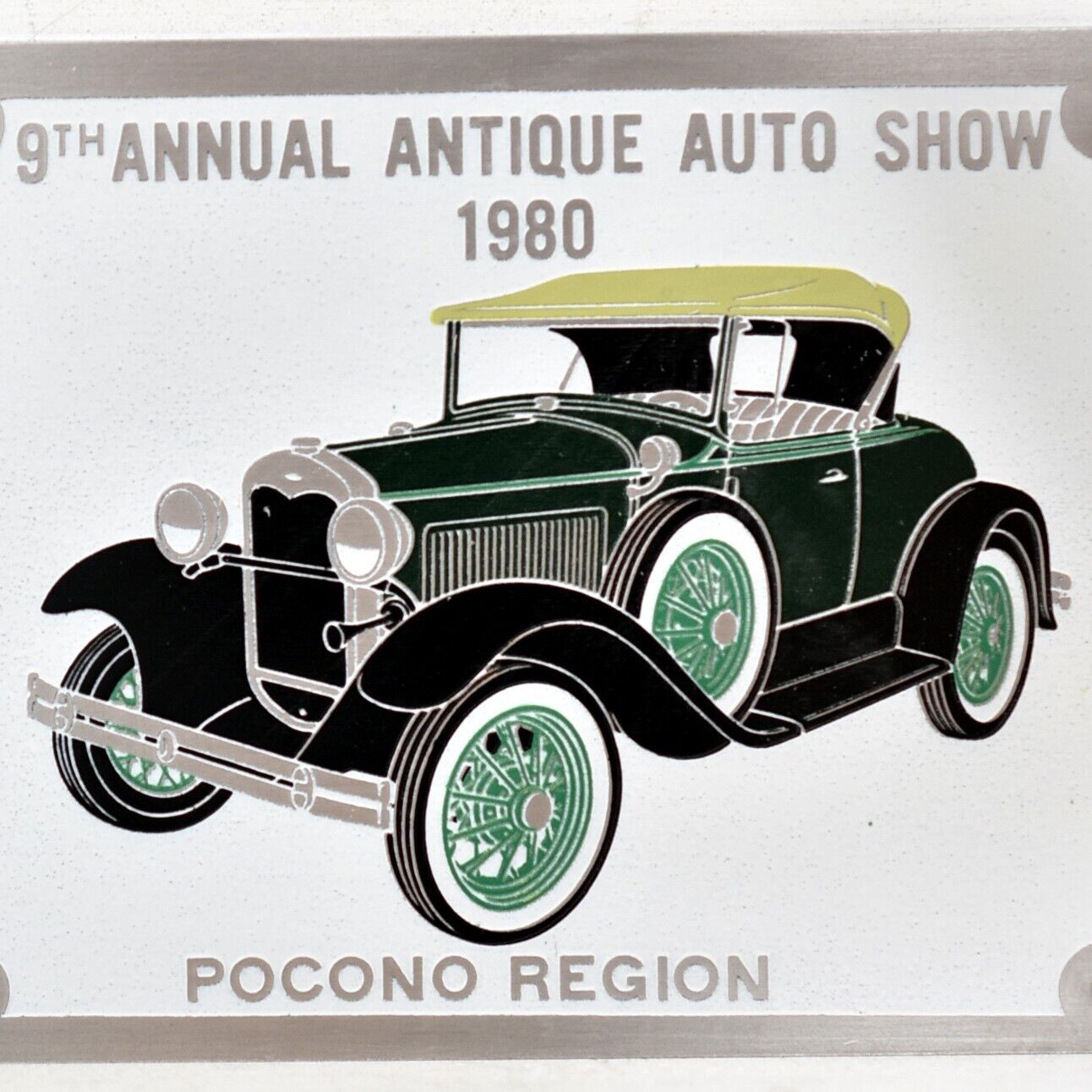 1980 Antique Auto Club Car Show Pocono Region AACA Stroudsburg Pennsylvania