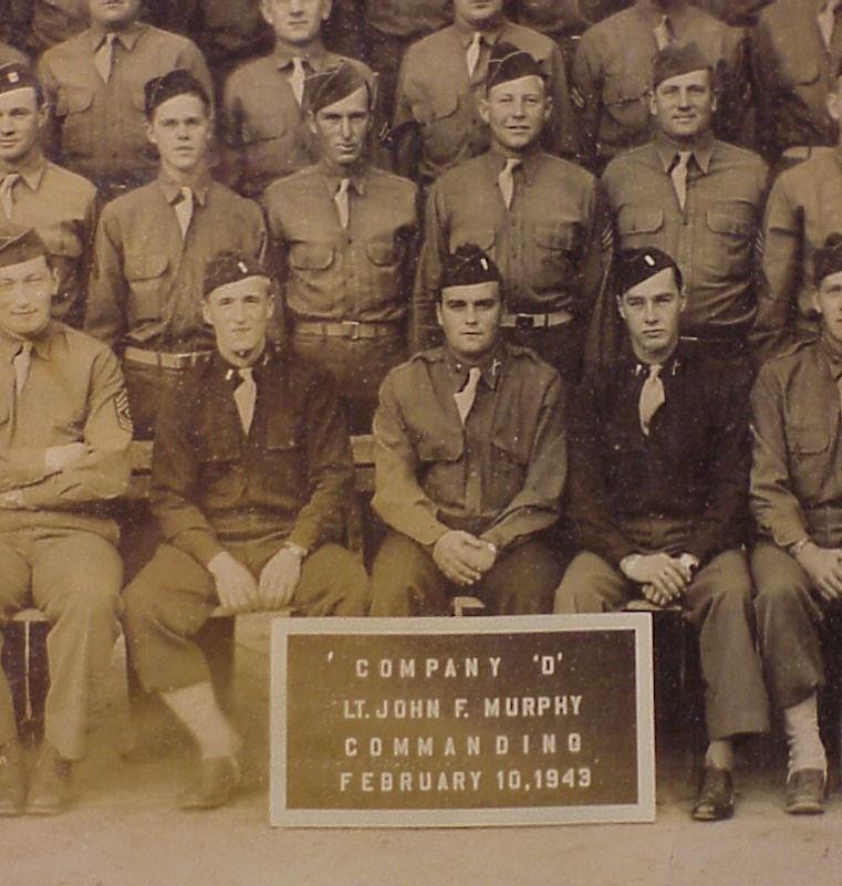 John F Murphy Company D  - later 6th Rangers ? Cabanatuan POW Raid?