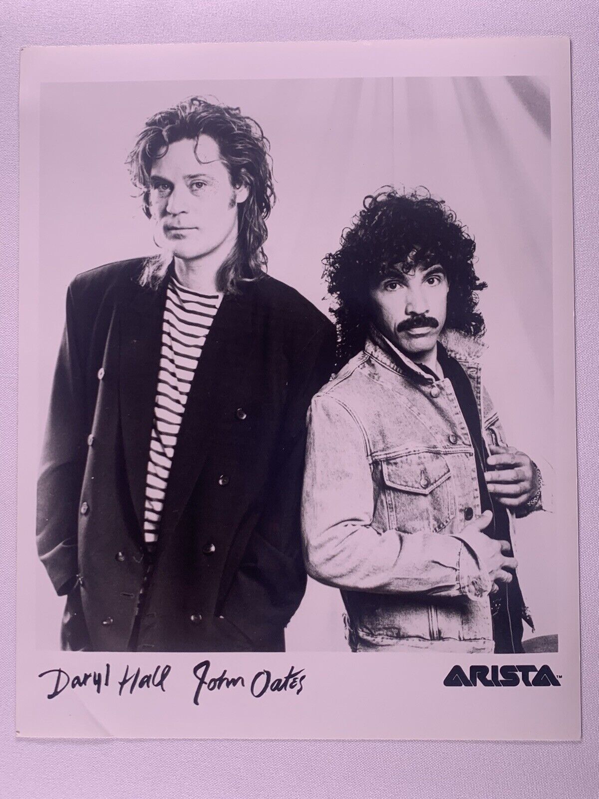 Daryl Hall And John Oates Hall And Oates Photo Original Arista Promo 1990