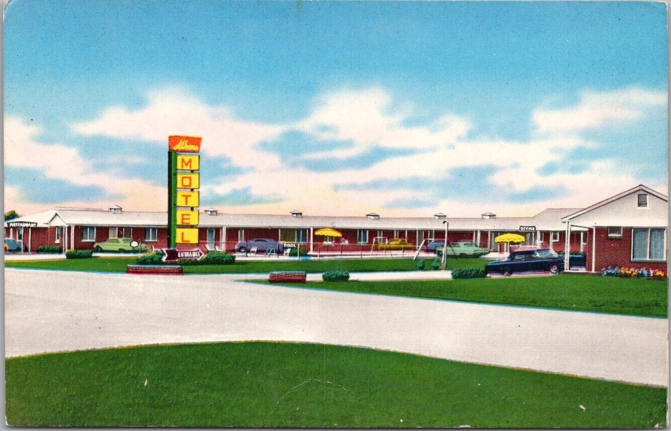 Vintage 1950s ATHENS, Alabama Postcard \