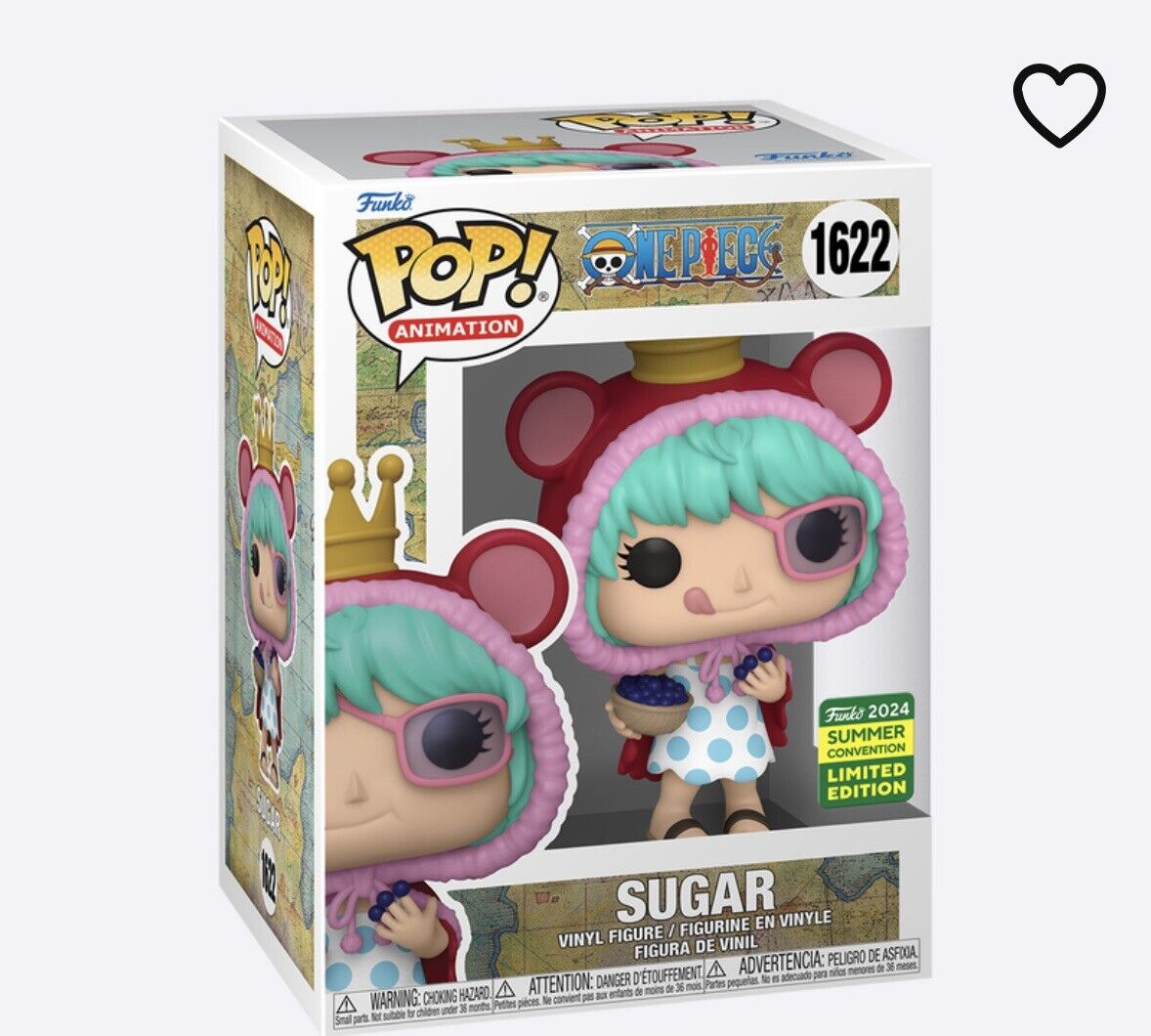 ONE PIECE SUGAR FUNKO POP SDCC 2024 *OFFICIAL STICKER*  (SCENTED)