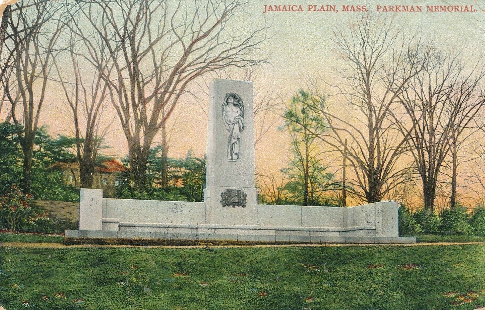 BOSTON MA – Parkman Memorial – Jamaica Plain - 1911