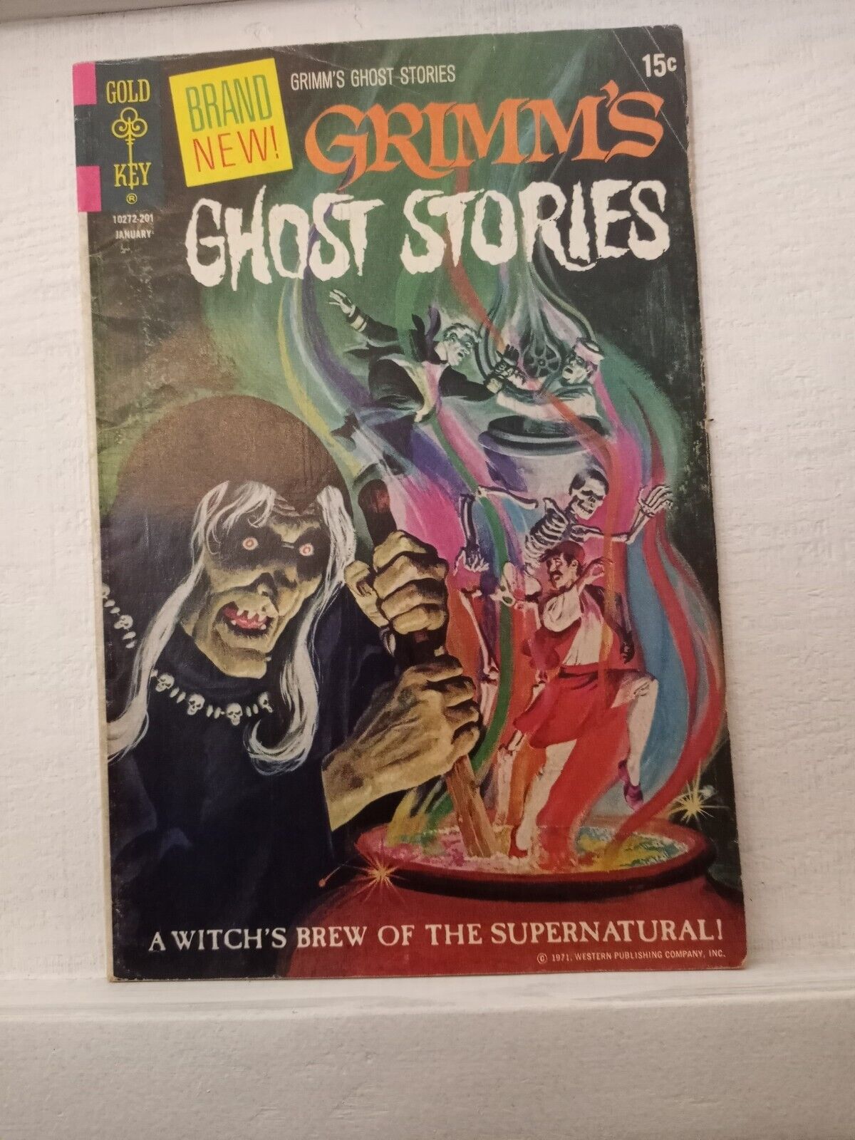 RARE 1972 Grimm\'s Ghost Stories #1 (Gold Key) Nice pre-owned mid-grade copy