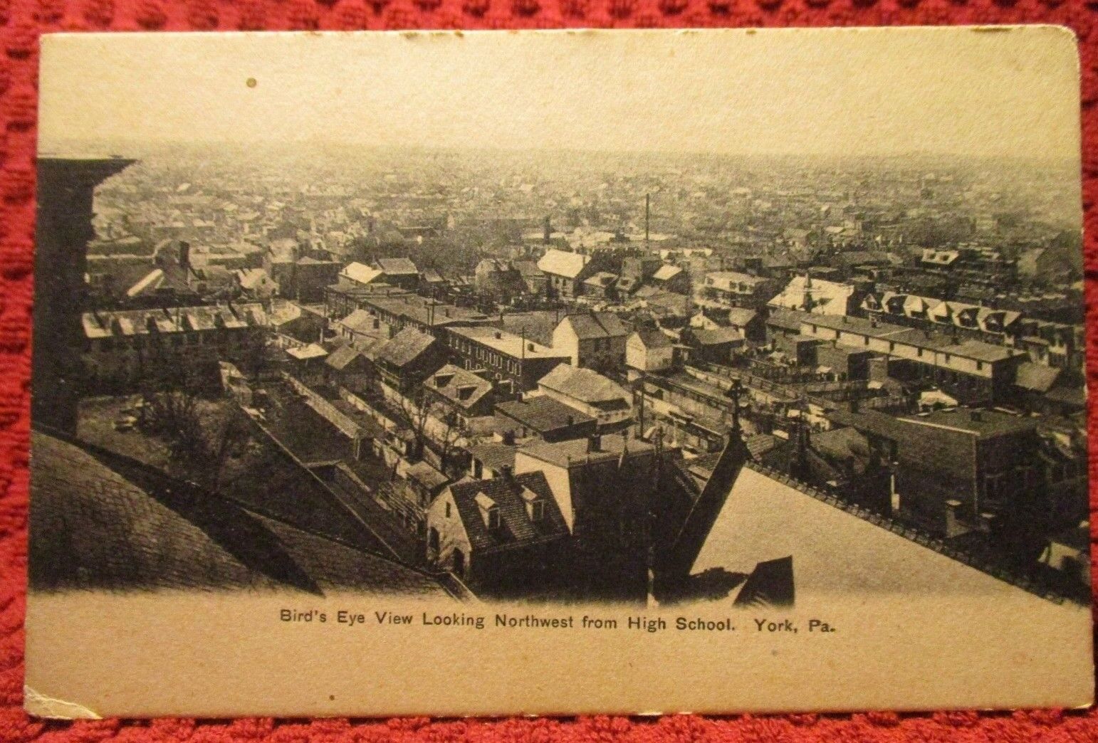 EARLY 1900'S. VIEW OF YORK, PENNSYLVANIA. NORTHWEST VIEW. POSTCARD L3
