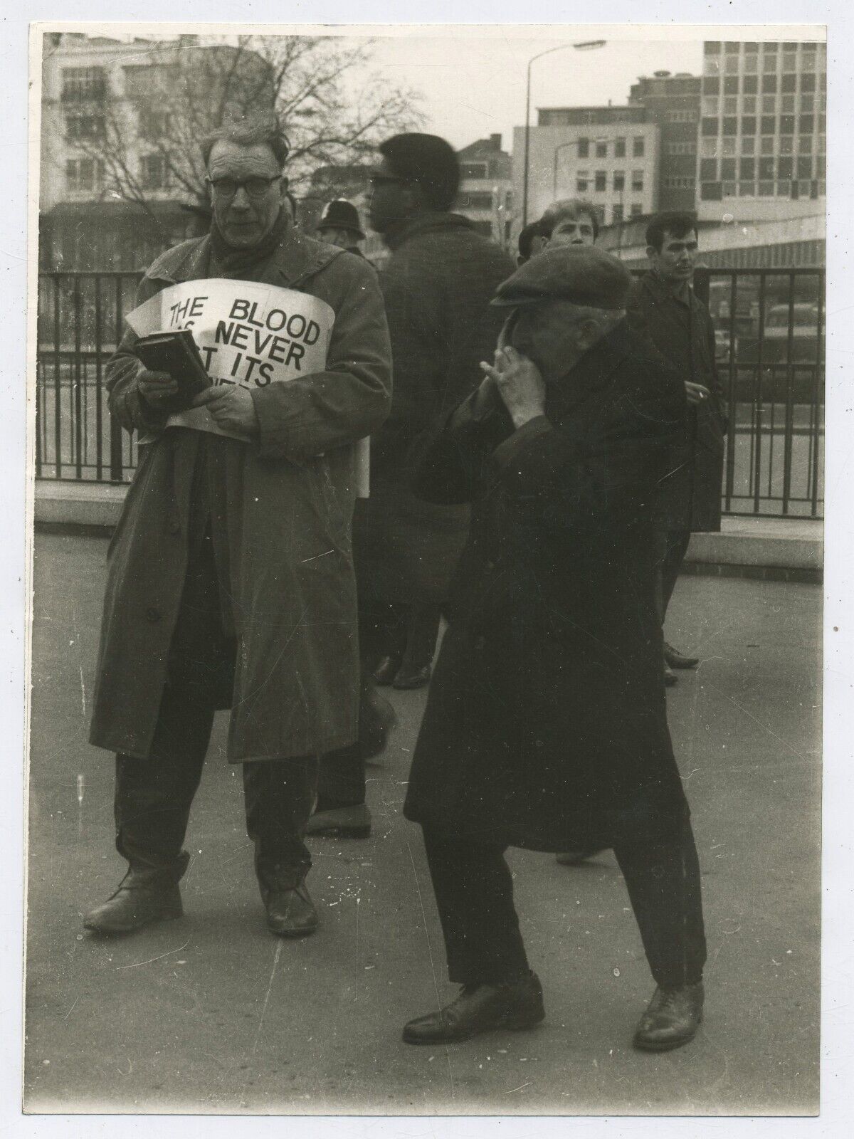 A Street Preacher London 1963 Vintage Photograph C46
