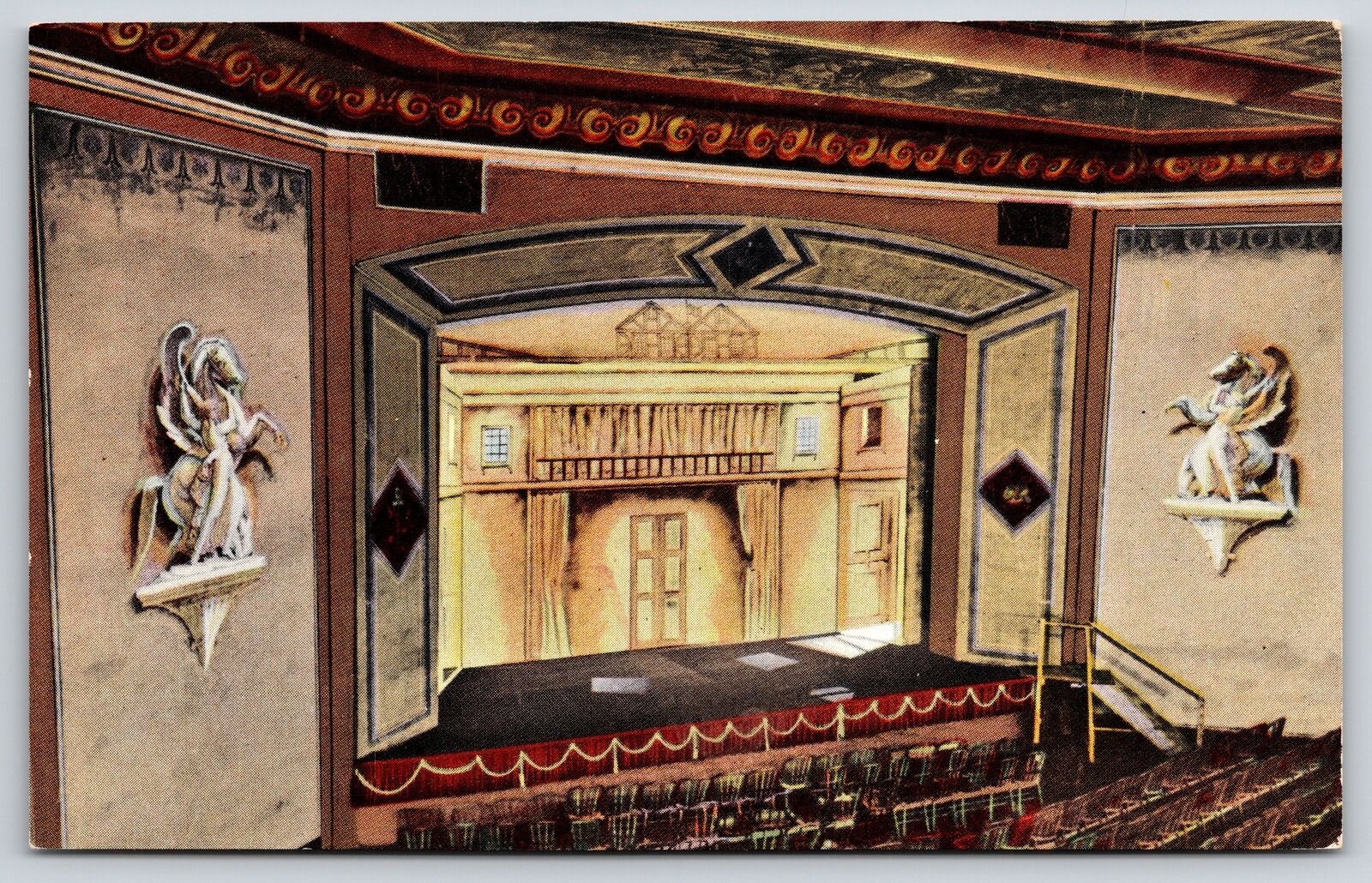 Interior~Central City Opera House Central City Colorado~Vintage Postcard
