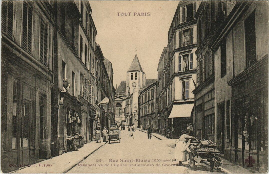 CPA TOUT PARIS (20th) 55 Rue St-Balise (560372)