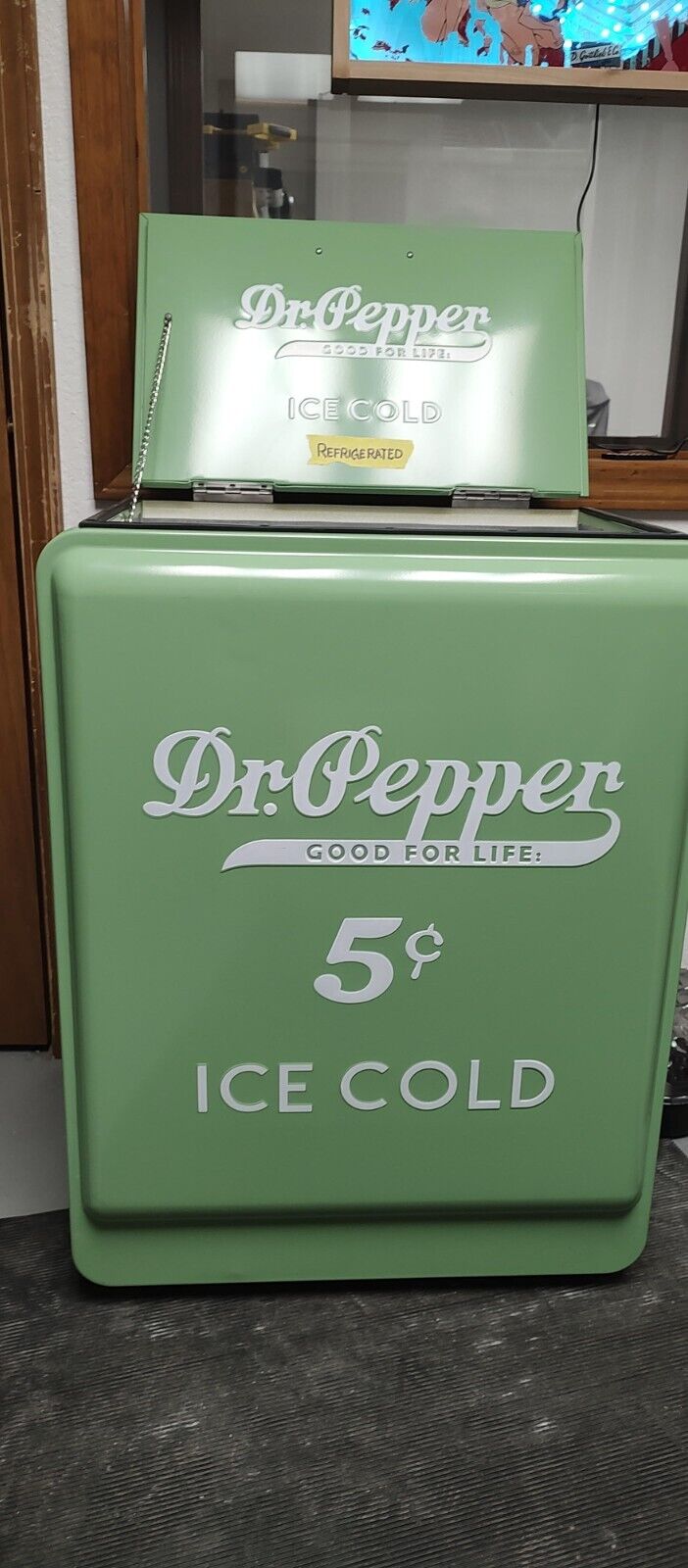 Dr. Pepper LIMITED EDITION Refrigerated Cooler (New) 