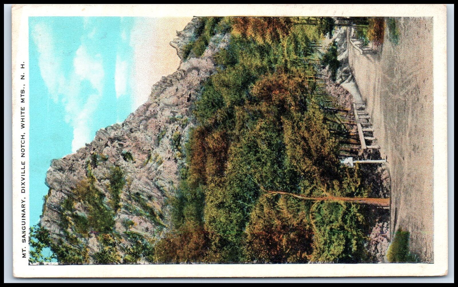 Postcard Mt. Sanguinary, Dixville Notch, N. H.   W77